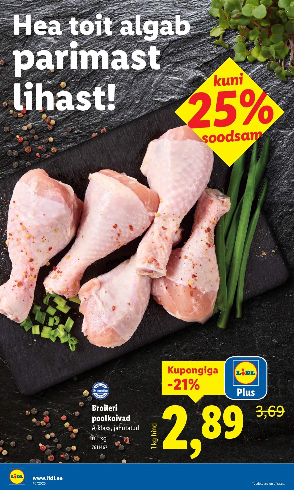 lidl - Lidl kliendileht - Nädalalõpu pakkumised (2.10 - 5.10.2025) - page: 16