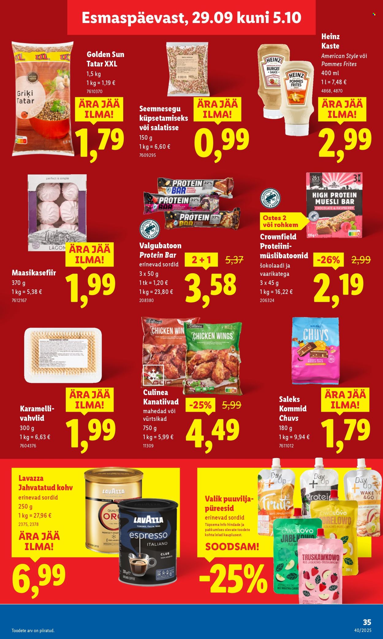 lidl - Lidl kliendileht - Nädalalõpu pakkumised (2.10 - 5.10.2025) - page: 35