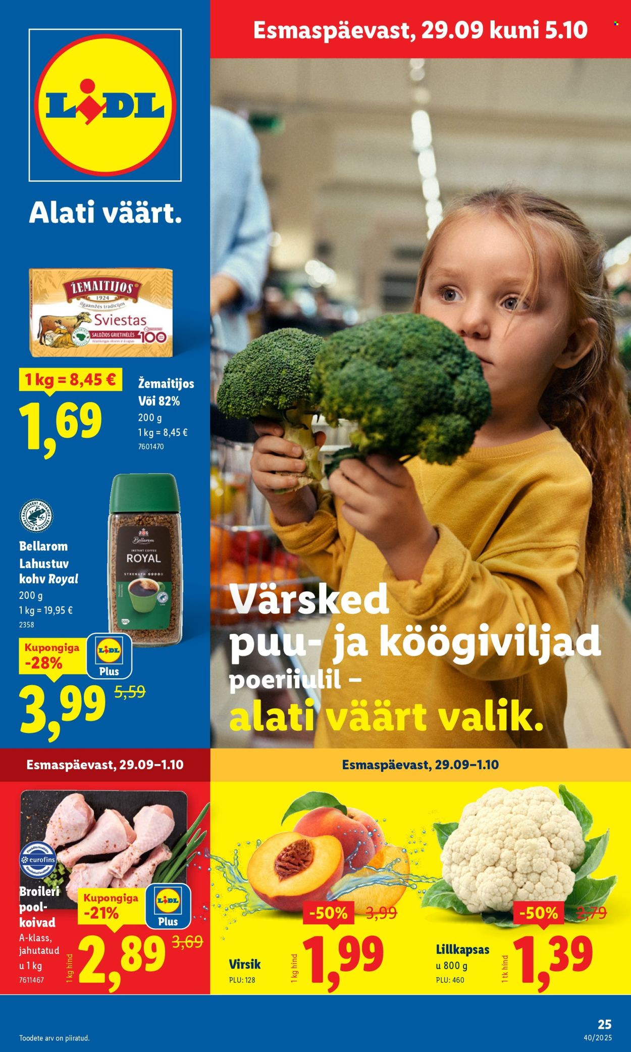 lidl - Lidl kliendileht - Nädalalõpu pakkumised (2.10 - 5.10.2025) - page: 25