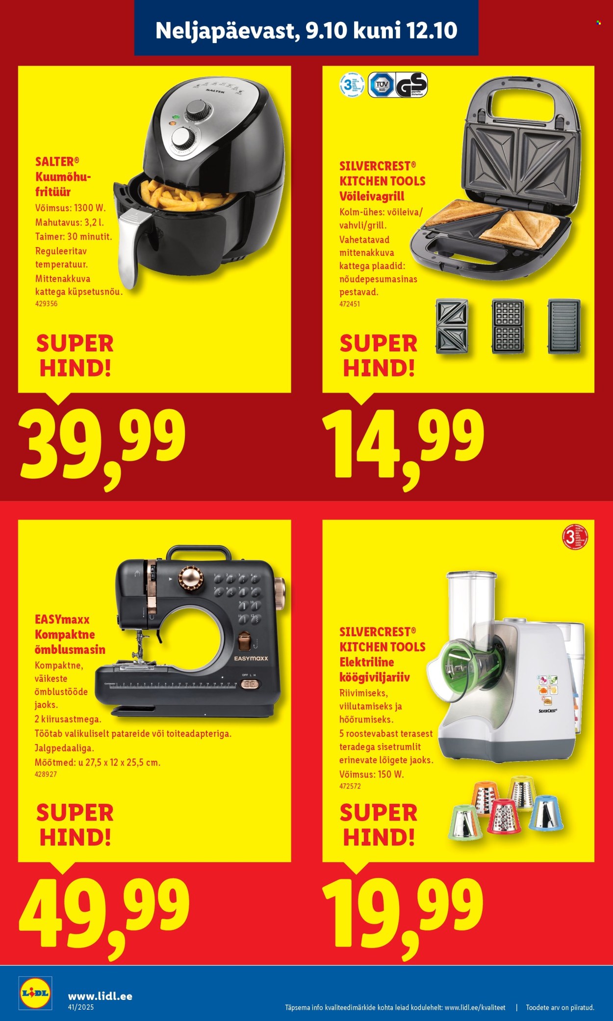 lidl - Lidl kliendileht - Keila, Põhjakaare tee 6 Alates (9.10 - 12.10.2025) - page: 4