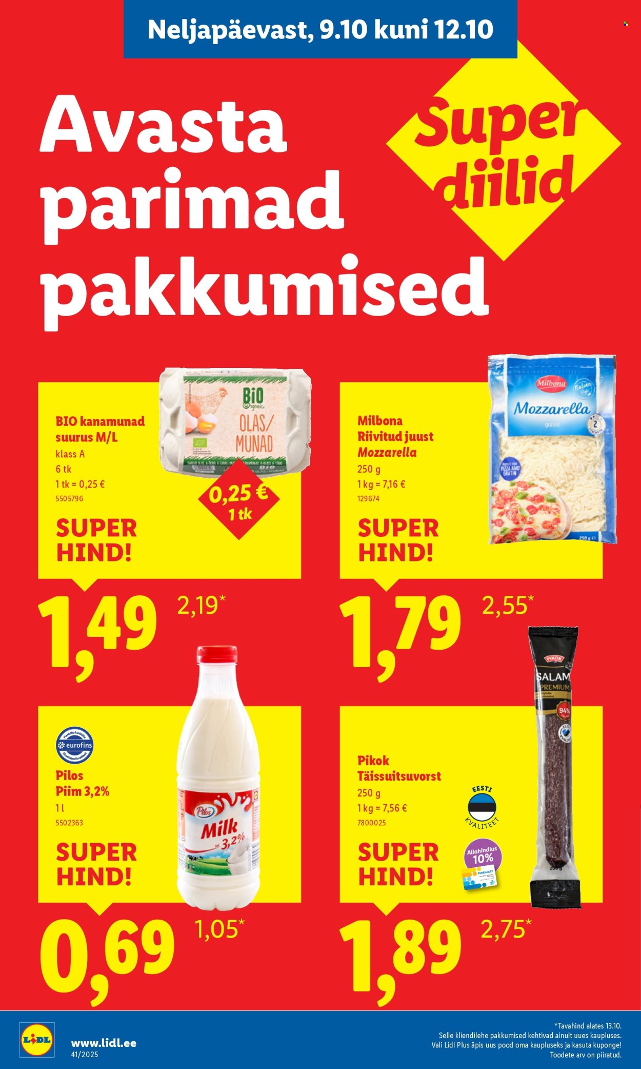 lidl - Lidl kliendileht - Keila, Põhjakaare tee 6 Alates (9.10 - 12.10.2025) - page: 2