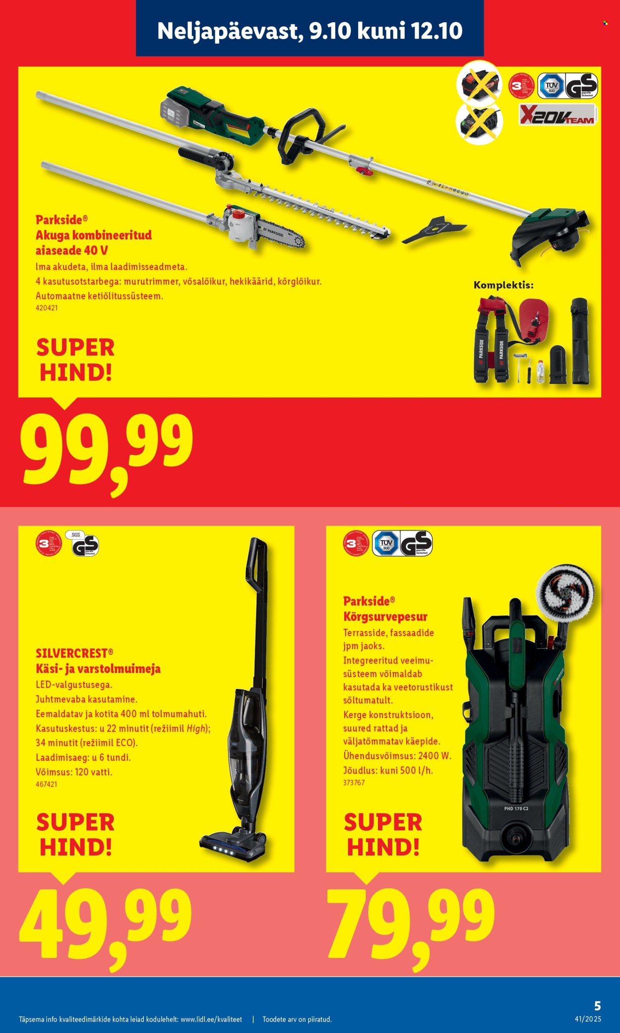 lidl - Lidl kliendileht - Keila, Põhjakaare tee 6 Alates (9.10 - 12.10.2025) - page: 5