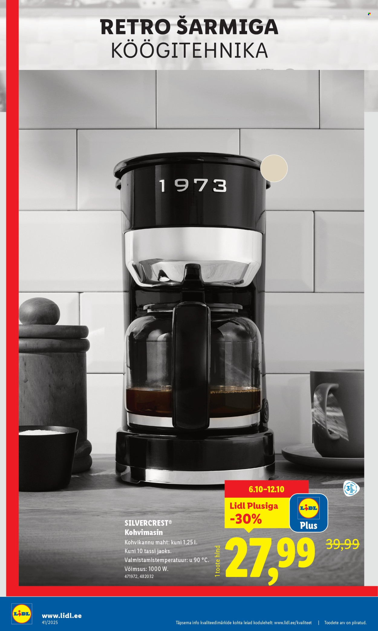 lidl - Lidl kliendileht - Tööstuskaupade pakkumised (6.10 - 12.10.2025) - page: 8