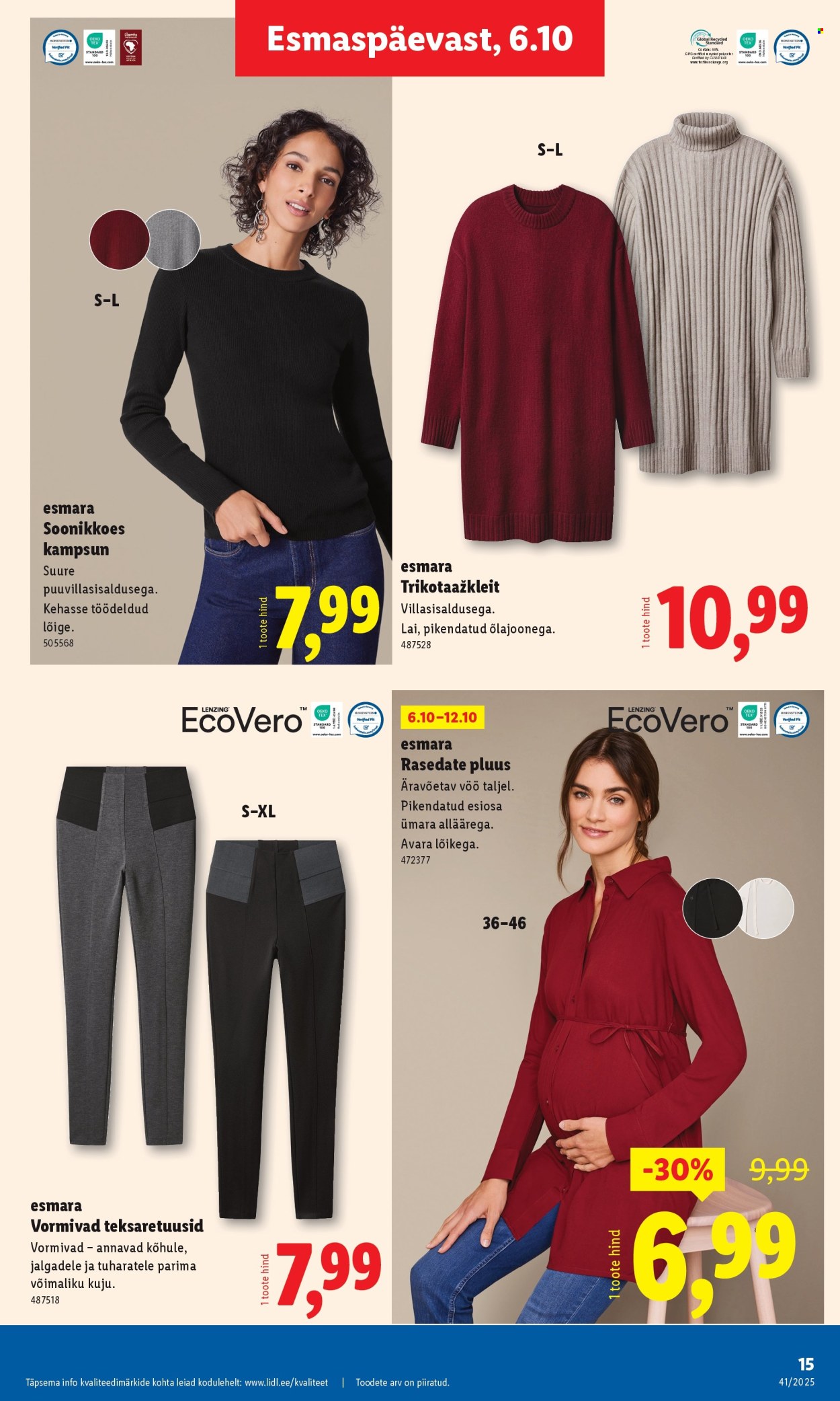 lidl - Lidl kliendileht - Tööstuskaupade pakkumised (6.10 - 12.10.2025) - page: 15
