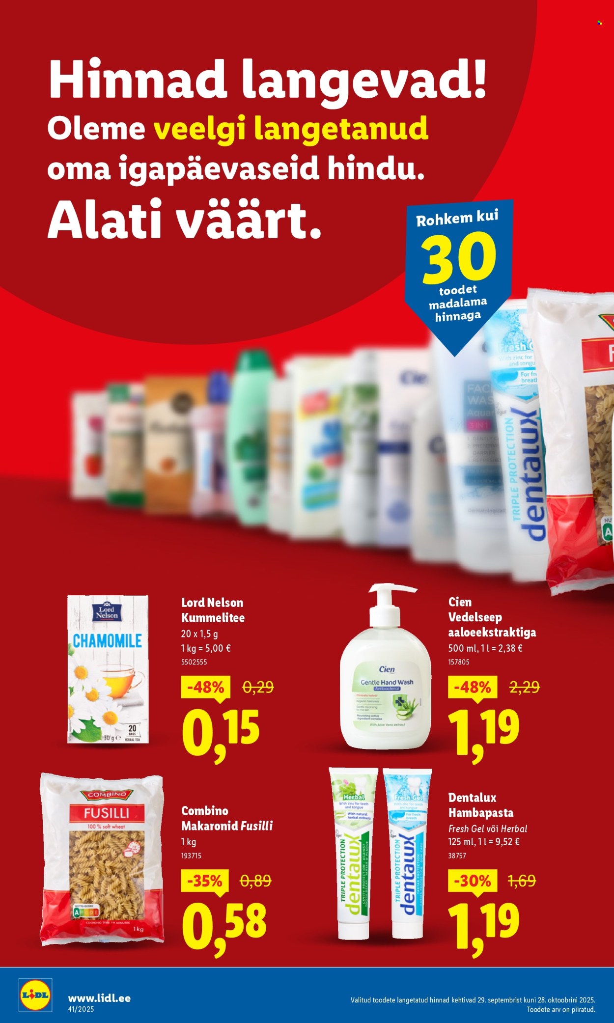 lidl - Lidl kliendileht - Kliendileht (6.10 - 12.10.2025) - page: 2