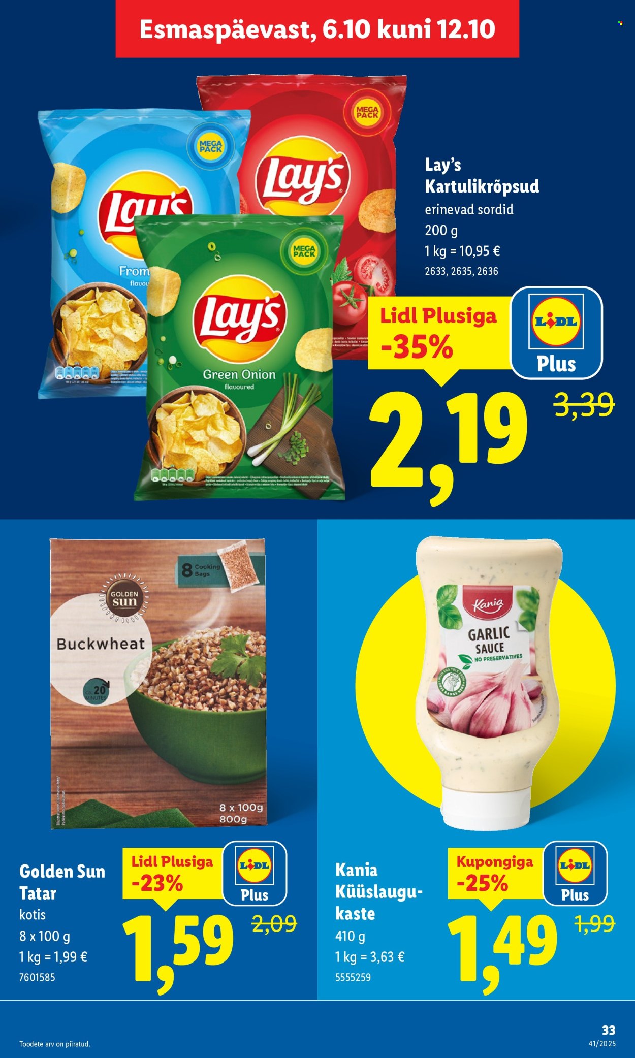 lidl - Lidl kliendileht - Kliendileht (6.10 - 12.10.2025) - page: 33