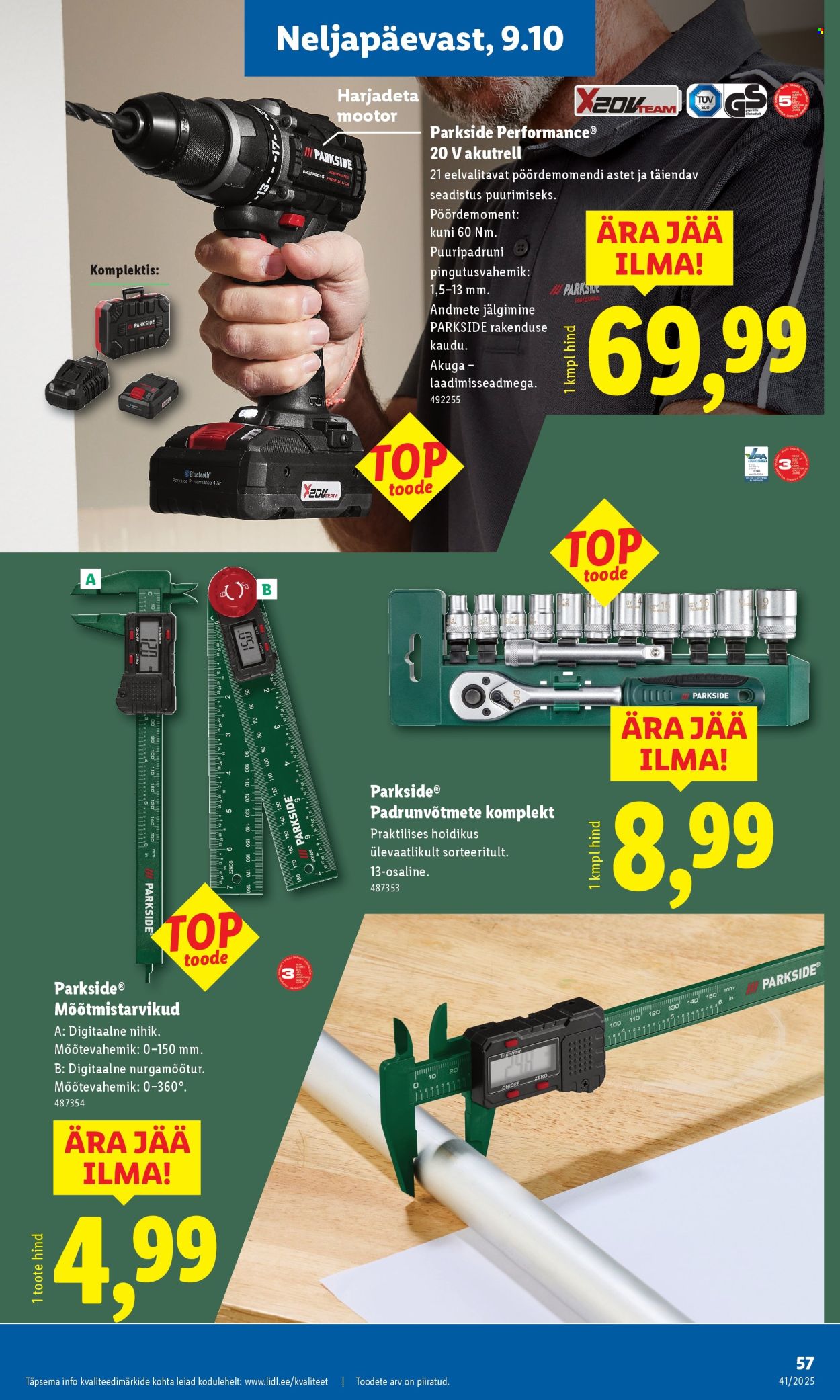lidl - Lidl kliendileht - Kliendileht (6.10 - 12.10.2025) - page: 57