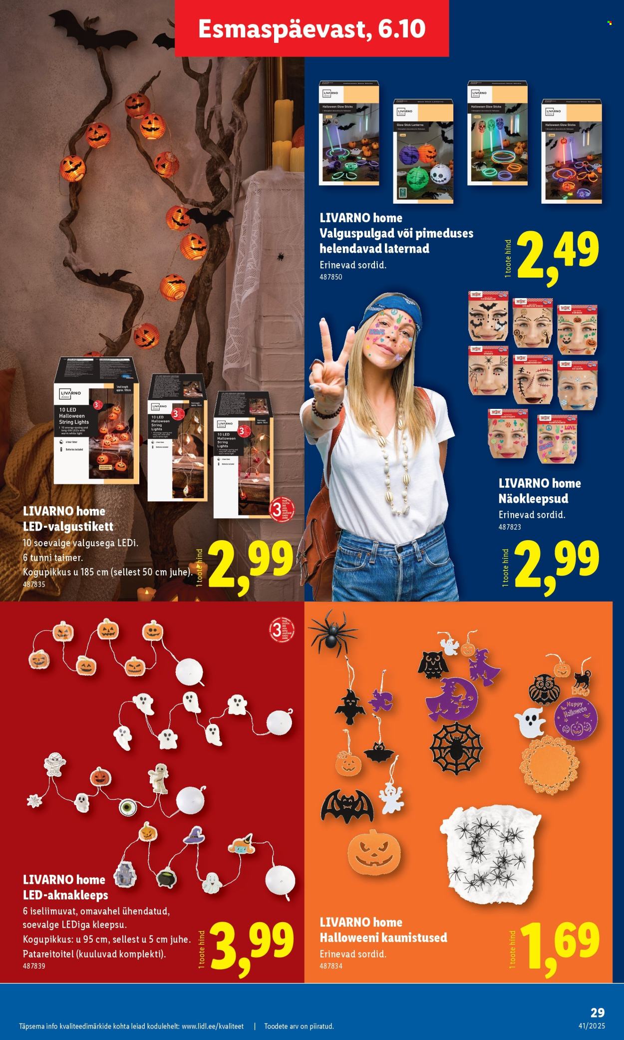 lidl - Lidl kliendileht - Kliendileht (6.10 - 12.10.2025) - page: 29