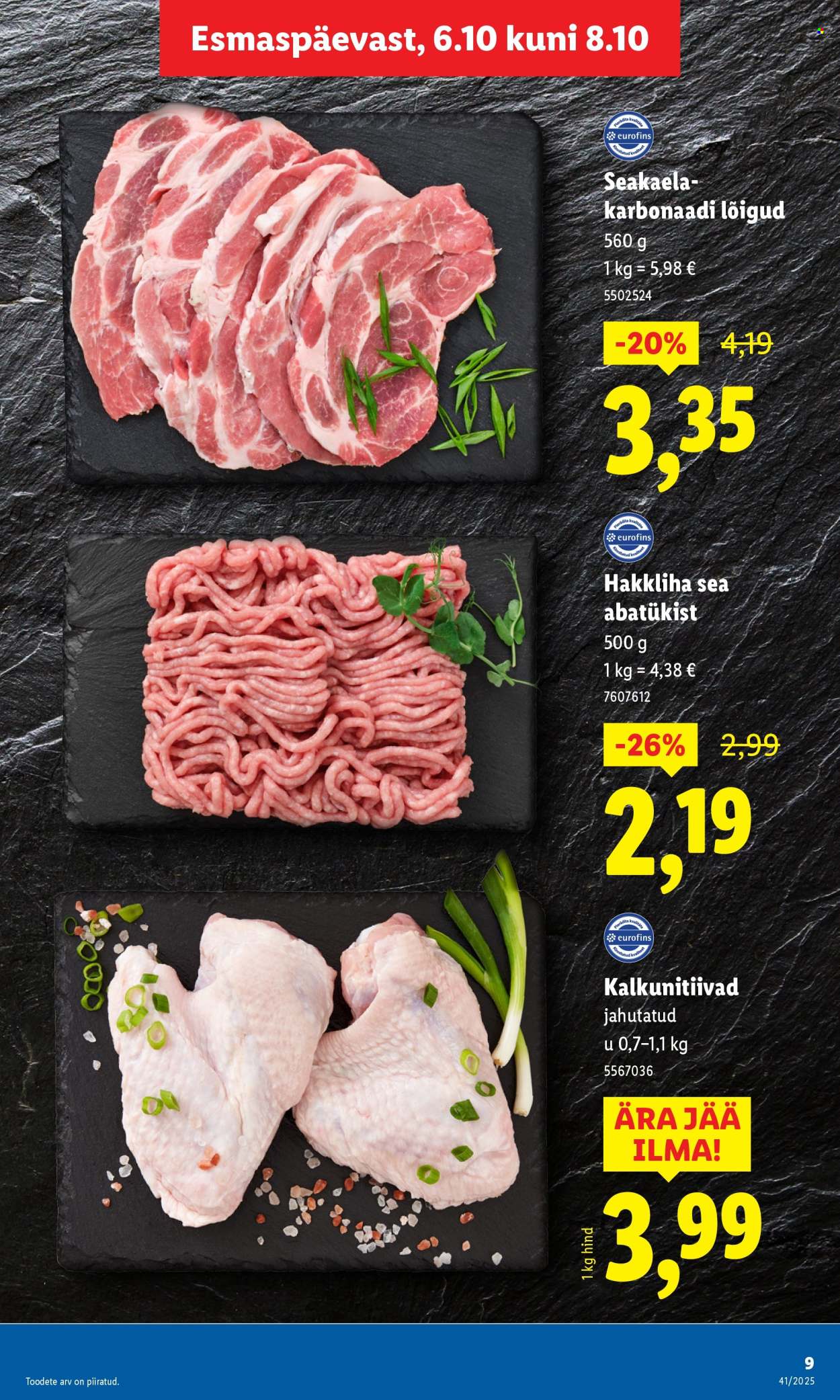 lidl - Lidl kliendileht - Kliendileht (6.10 - 12.10.2025) - page: 9