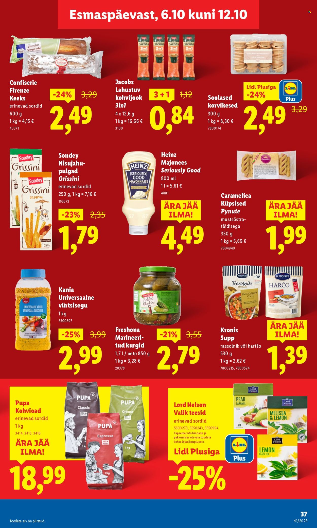 lidl - Lidl kliendileht - Kliendileht (6.10 - 12.10.2025) - page: 37