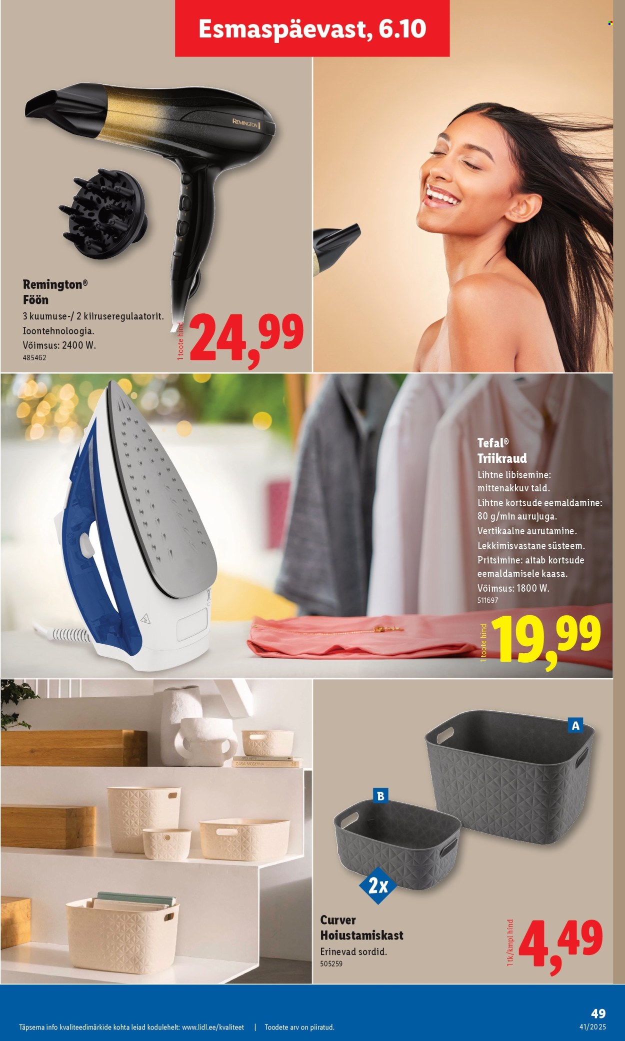 lidl - Lidl kliendileht - Kliendileht (6.10 - 12.10.2025) - page: 49