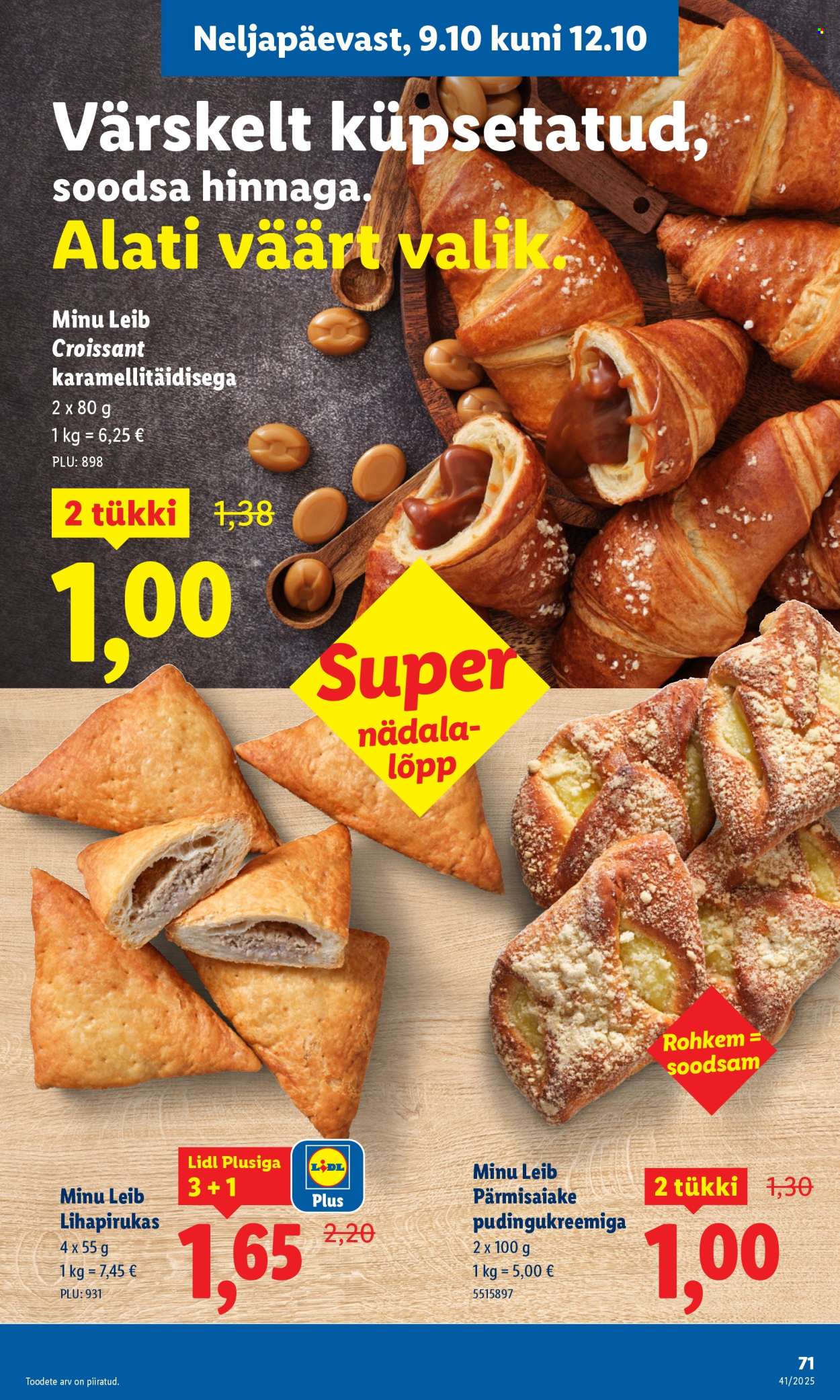 lidl - Lidl kliendileht - Kliendileht (6.10 - 12.10.2025) - page: 71