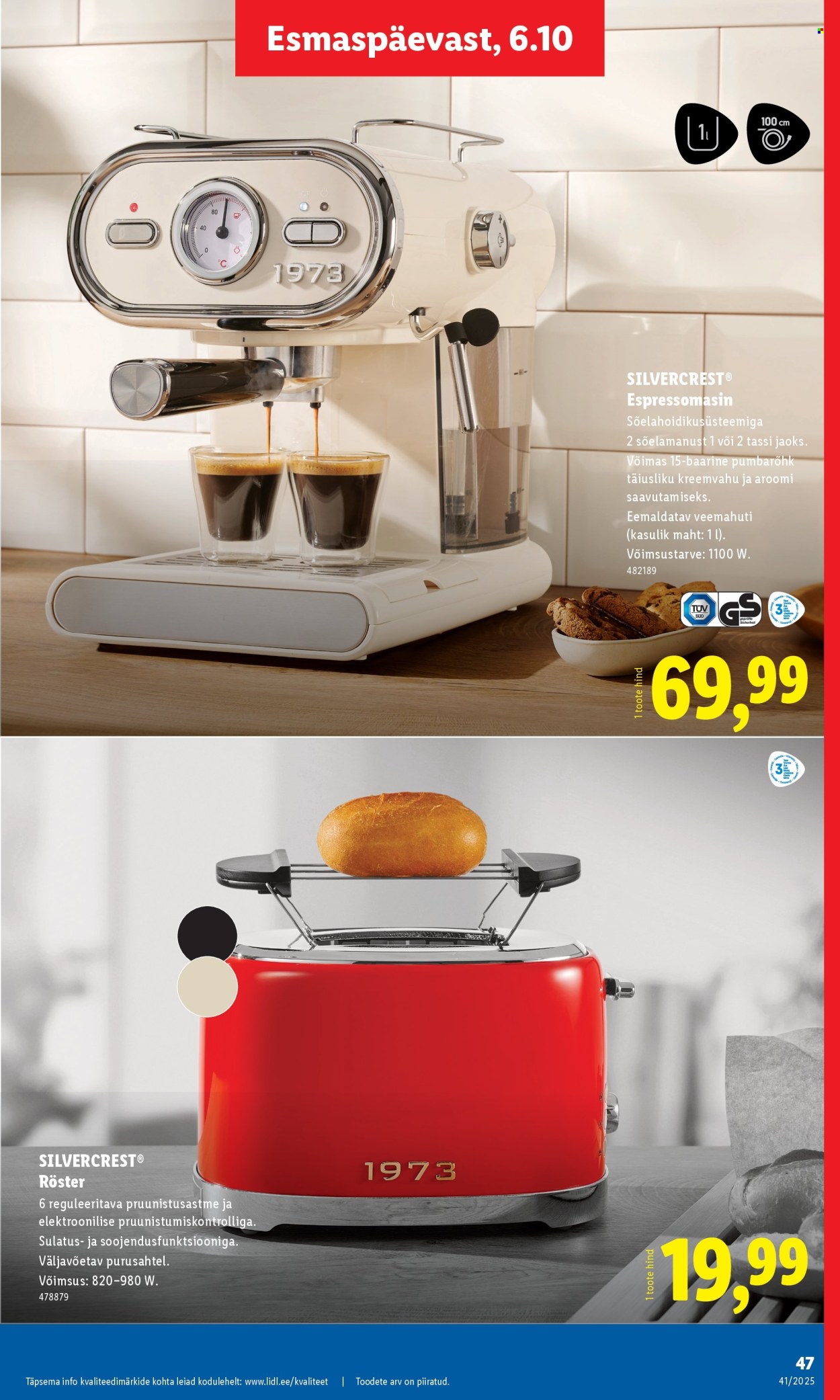 lidl - Lidl kliendileht - Kliendileht (6.10 - 12.10.2025) - page: 47