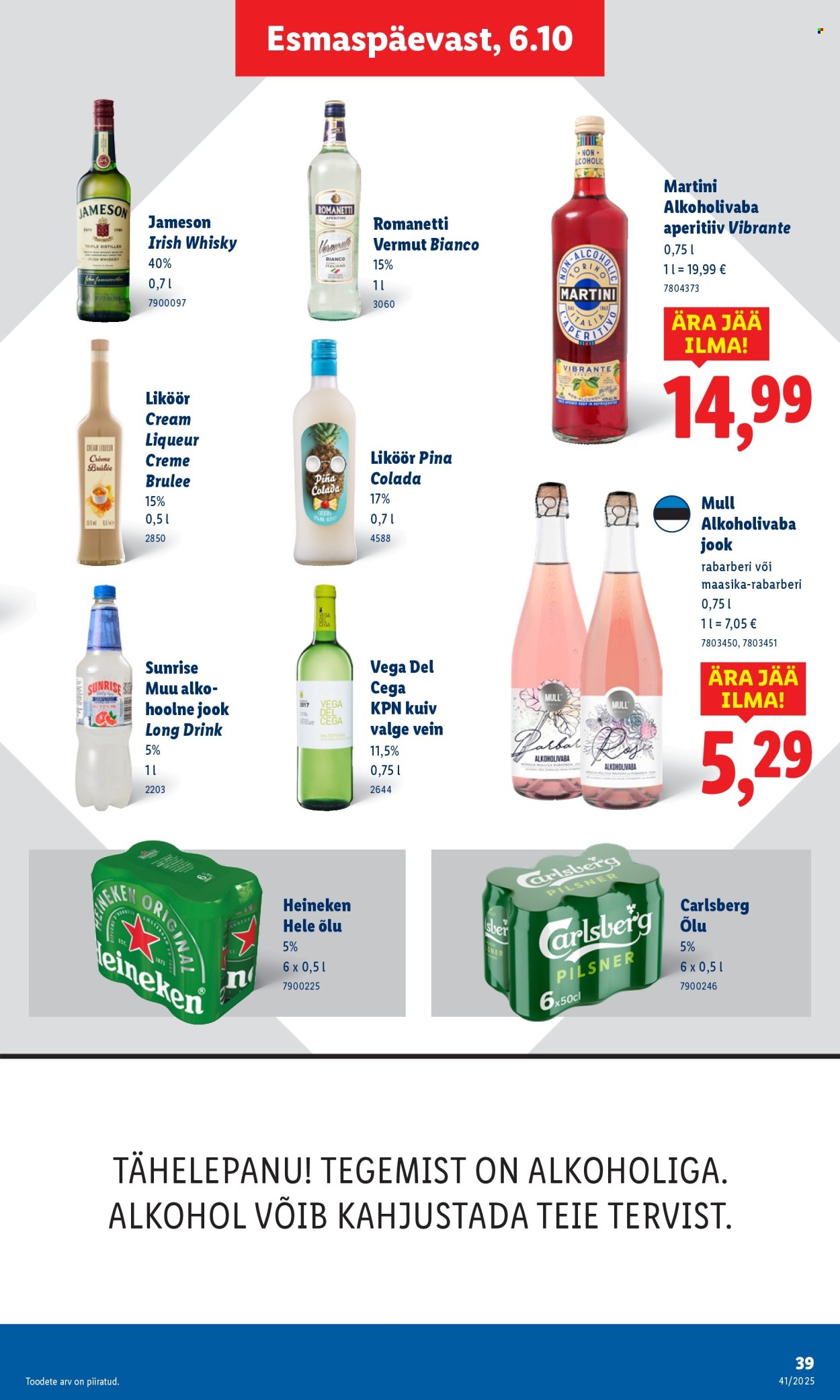 lidl - Lidl kliendileht - Kliendileht (6.10 - 12.10.2025) - page: 39
