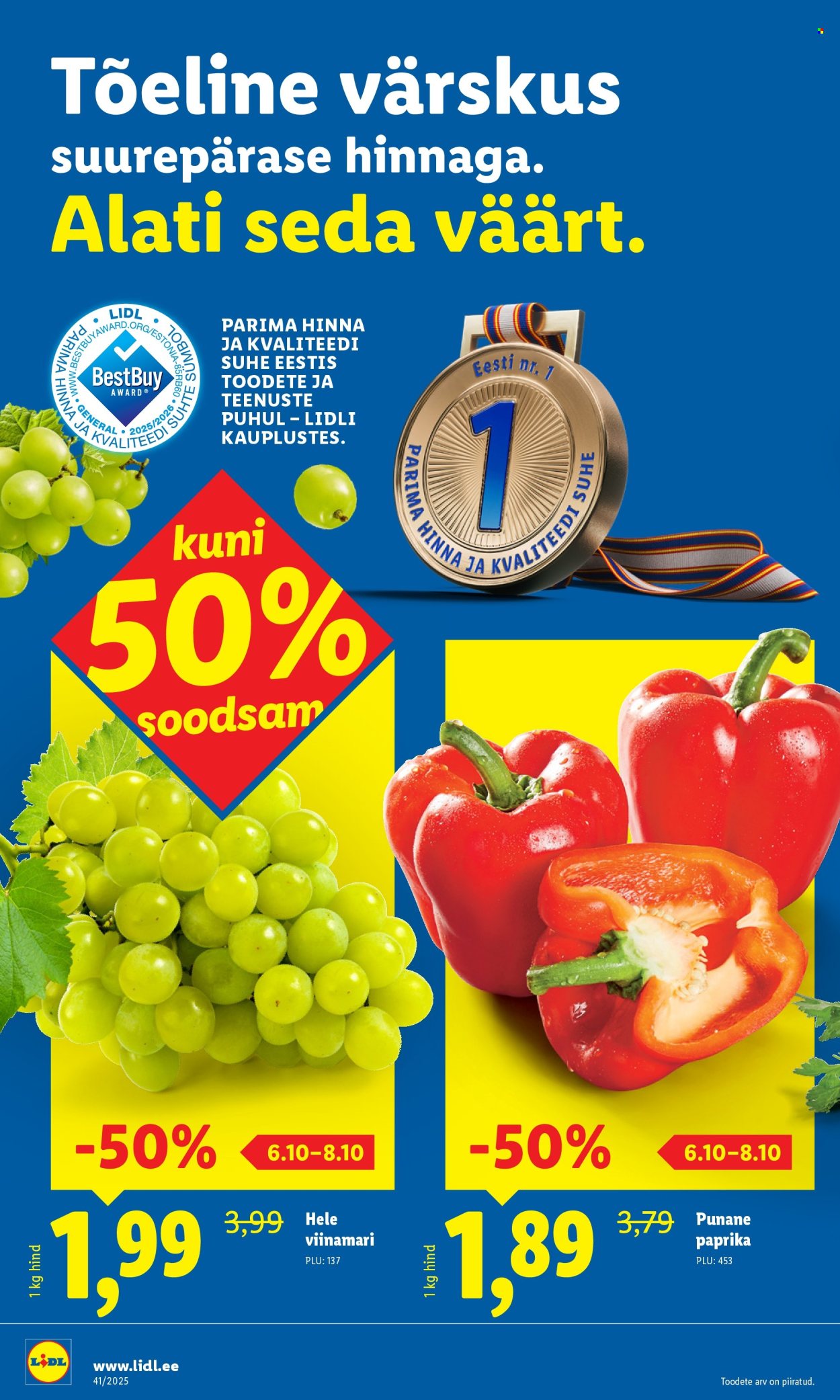 lidl - Lidl kliendileht - Kliendileht (6.10 - 12.10.2025) - page: 4