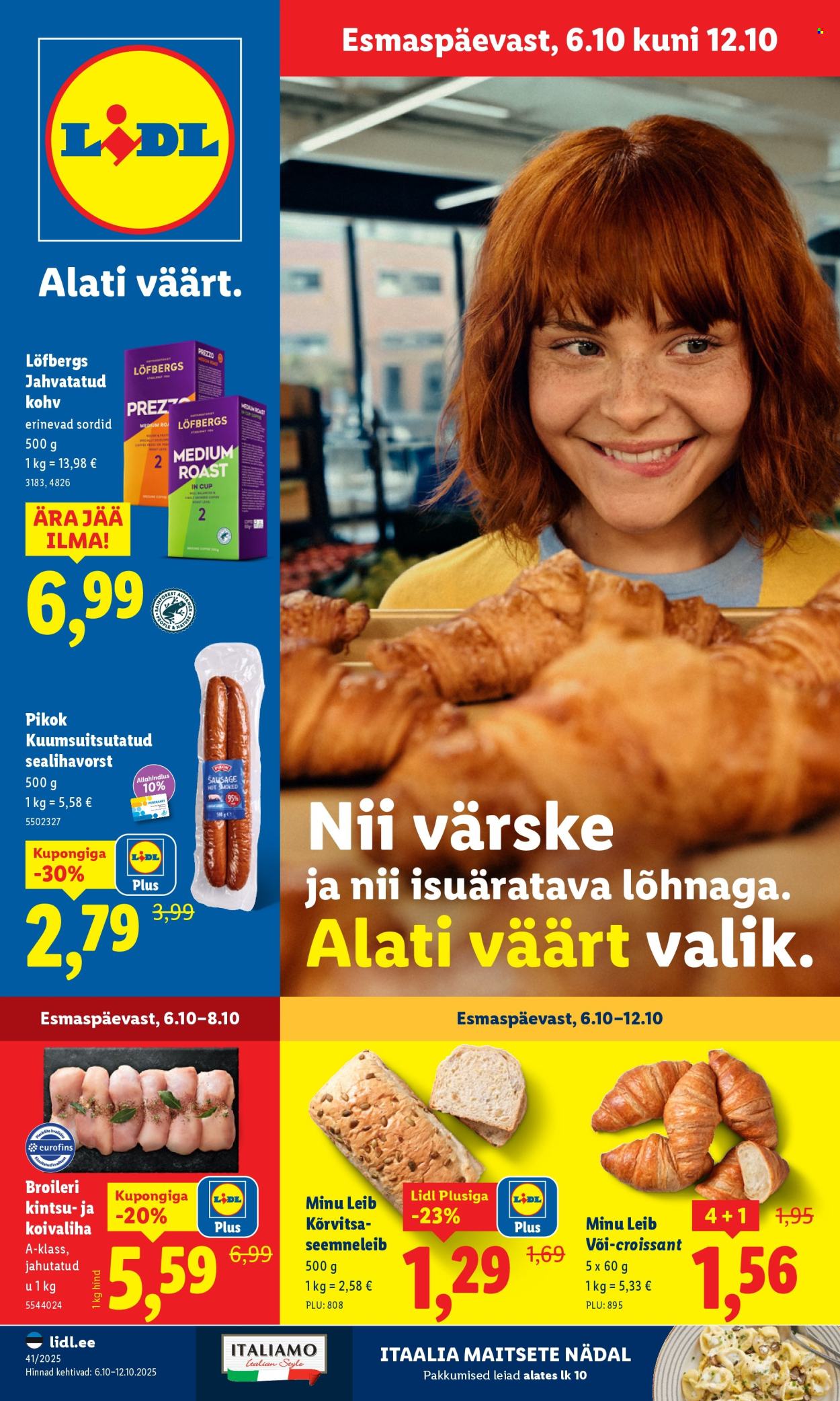 lidl - Lidl kliendileht - Kliendileht (6.10 - 12.10.2025)