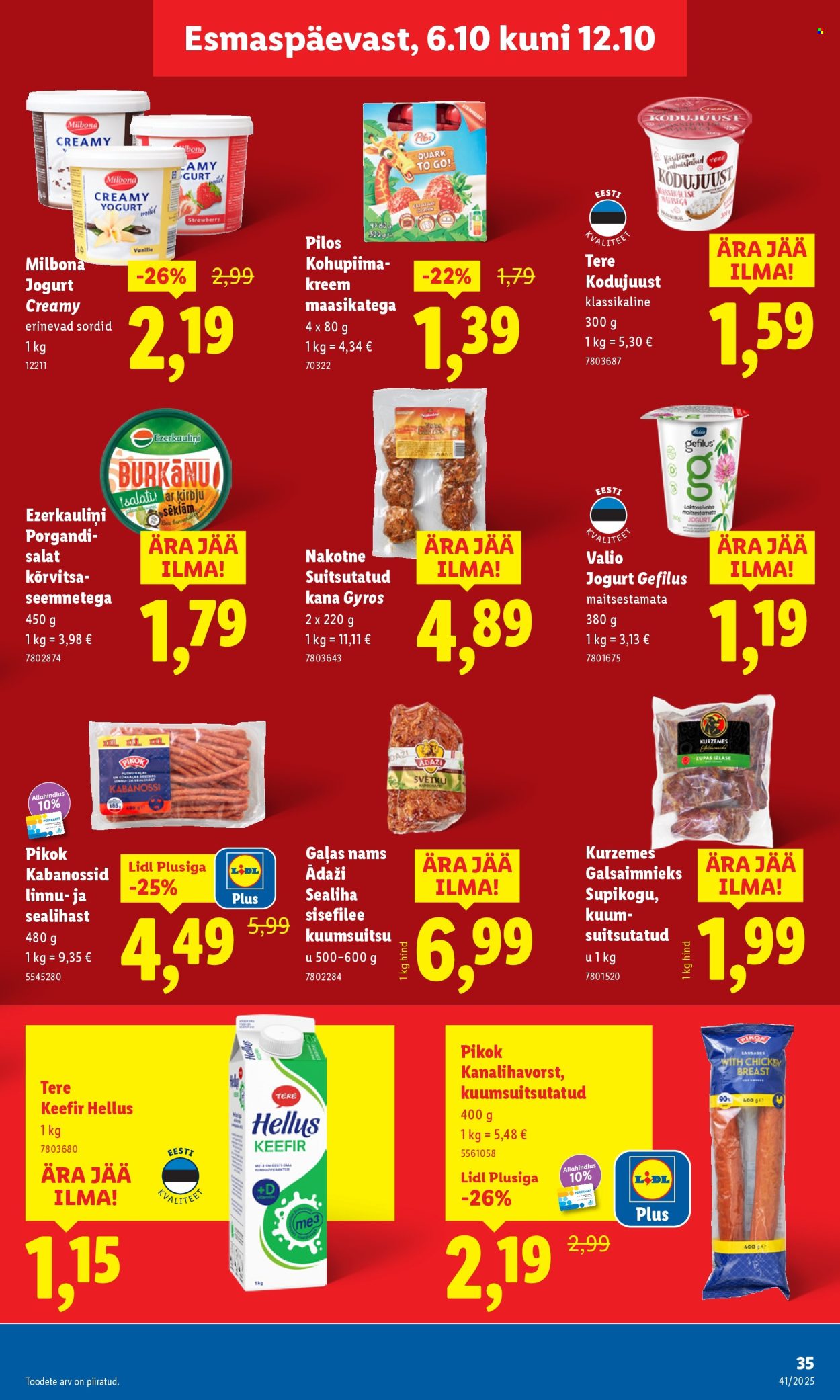 lidl - Lidl kliendileht - Kliendileht (6.10 - 12.10.2025) - page: 35