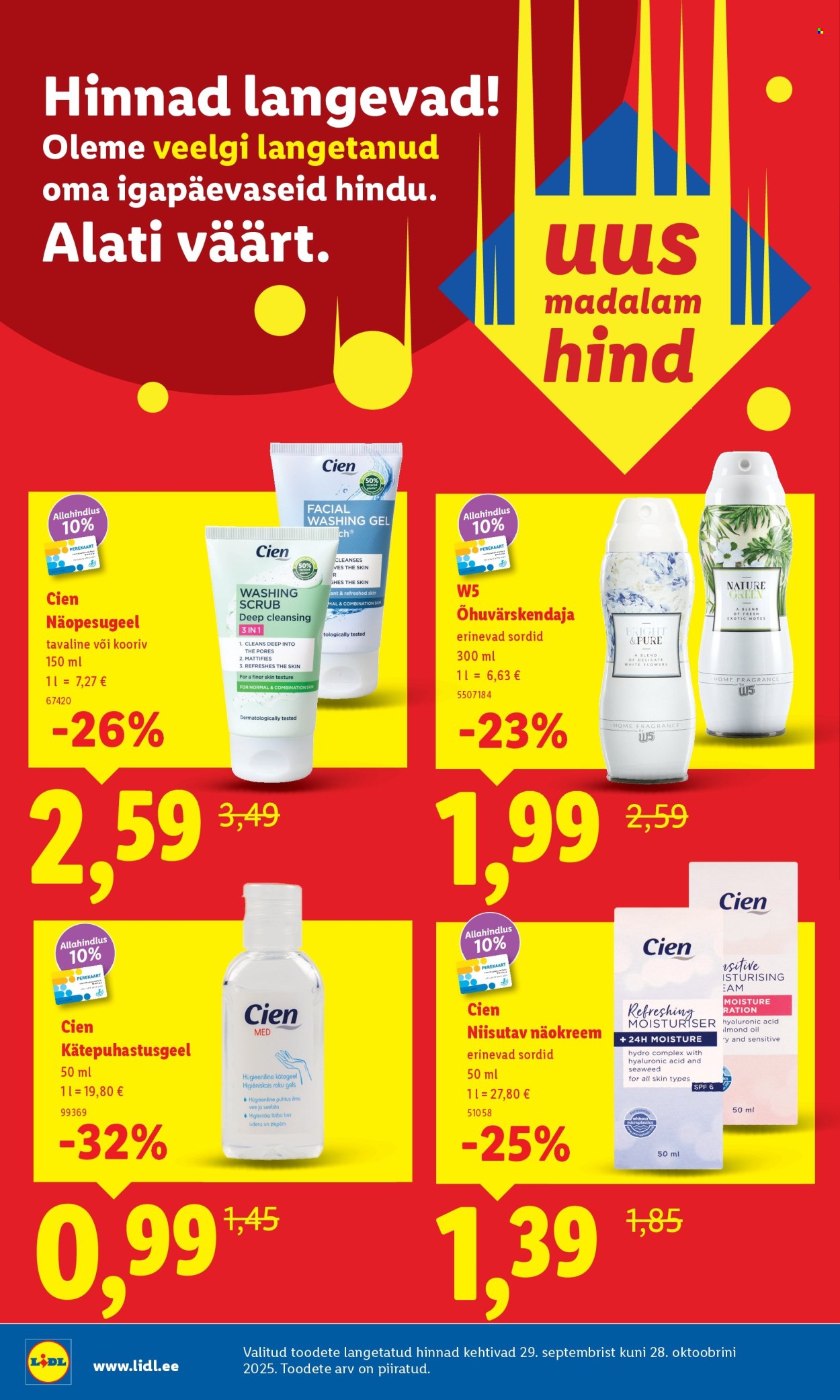 lidl - Lidl kliendileht - Hinnad langevad! Uus madalam hind (29.09 - 28.10.2025) - page: 2