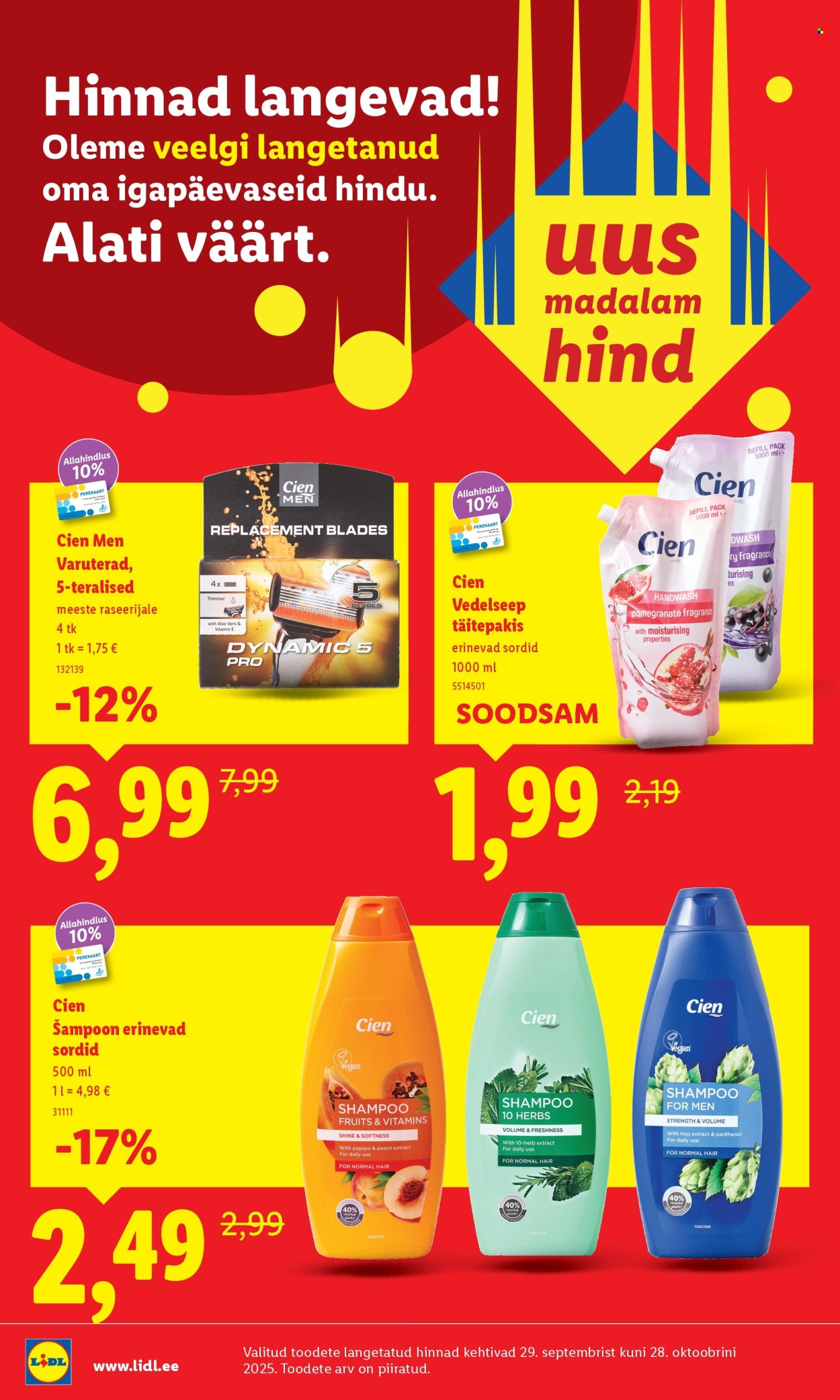lidl - Lidl kliendileht - Hinnad langevad! Uus madalam hind (29.09 - 28.10.2025) - page: 6
