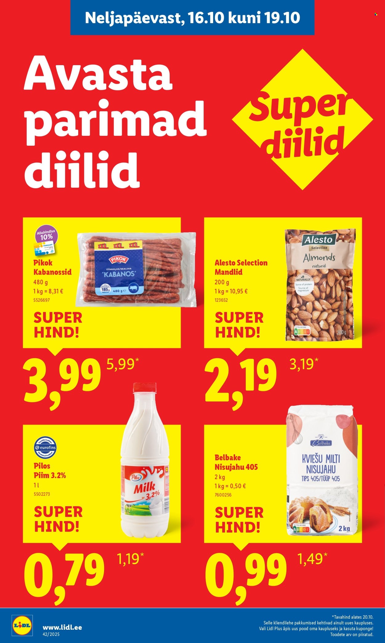 lidl - Lidl kliendileht - Viljandi, Riia mnt 1 (16.10 - 19.10.2025) - page: 2
