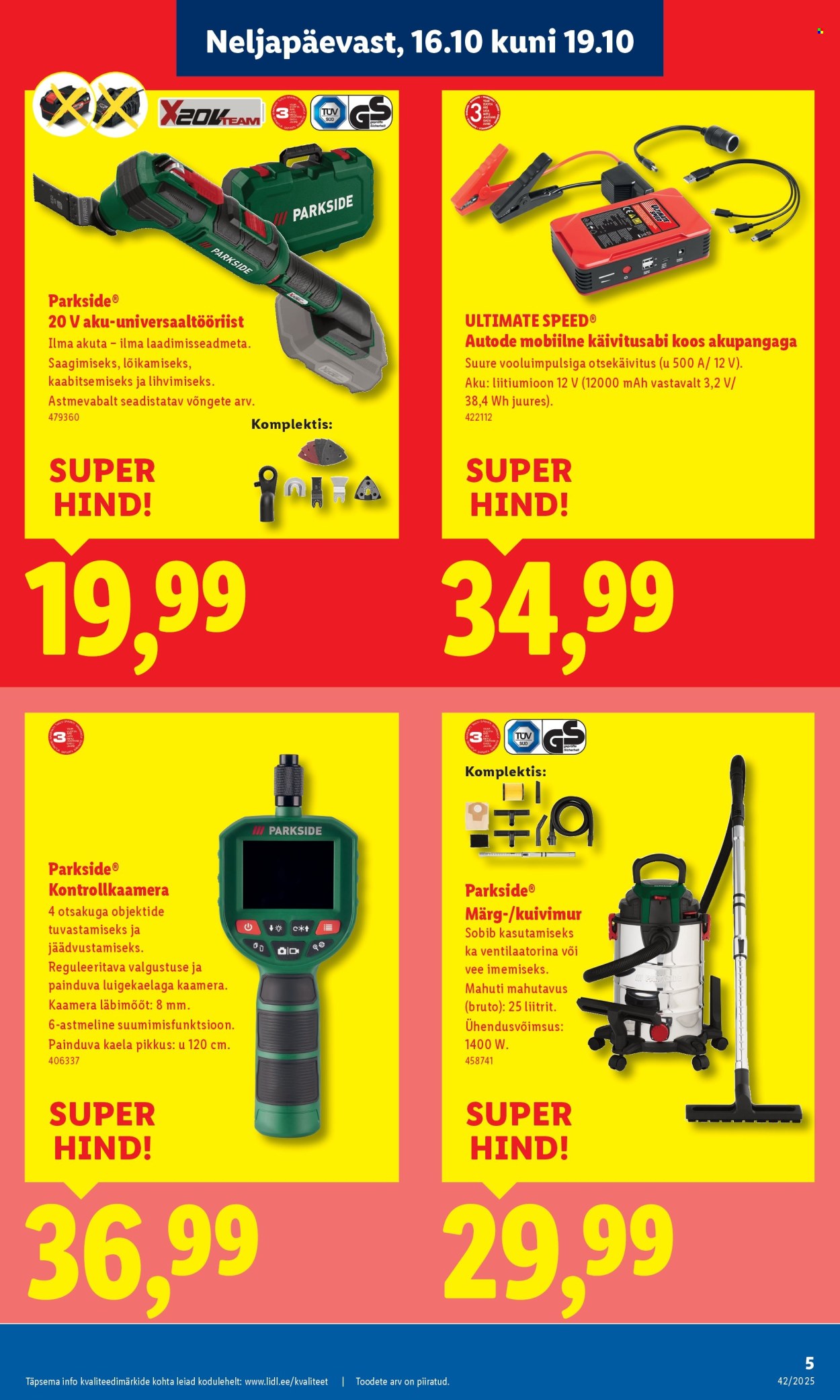 lidl - Lidl kliendileht - Viljandi, Riia mnt 1 (16.10 - 19.10.2025) - page: 5