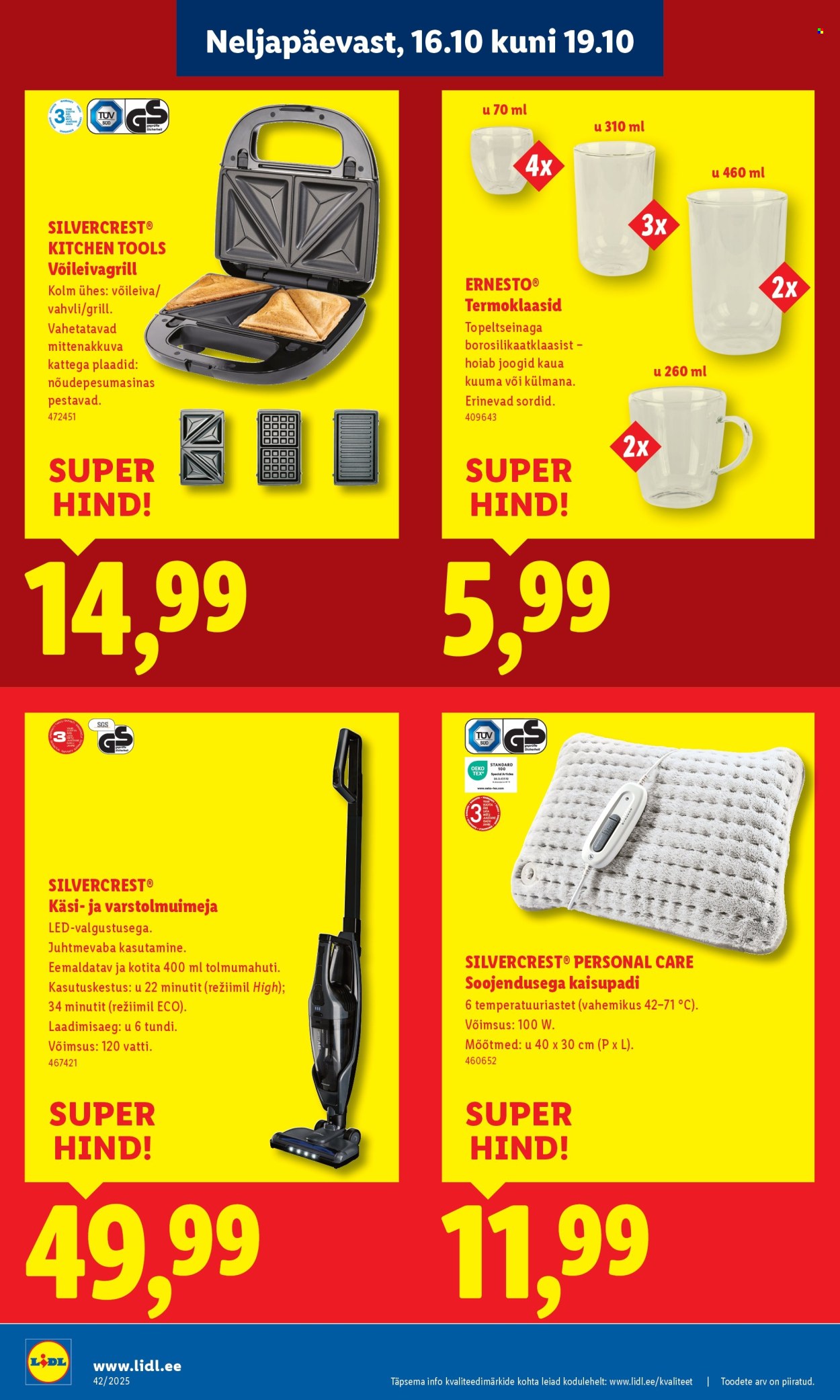 lidl - Lidl kliendileht - Viljandi, Riia mnt 1 (16.10 - 19.10.2025) - page: 6