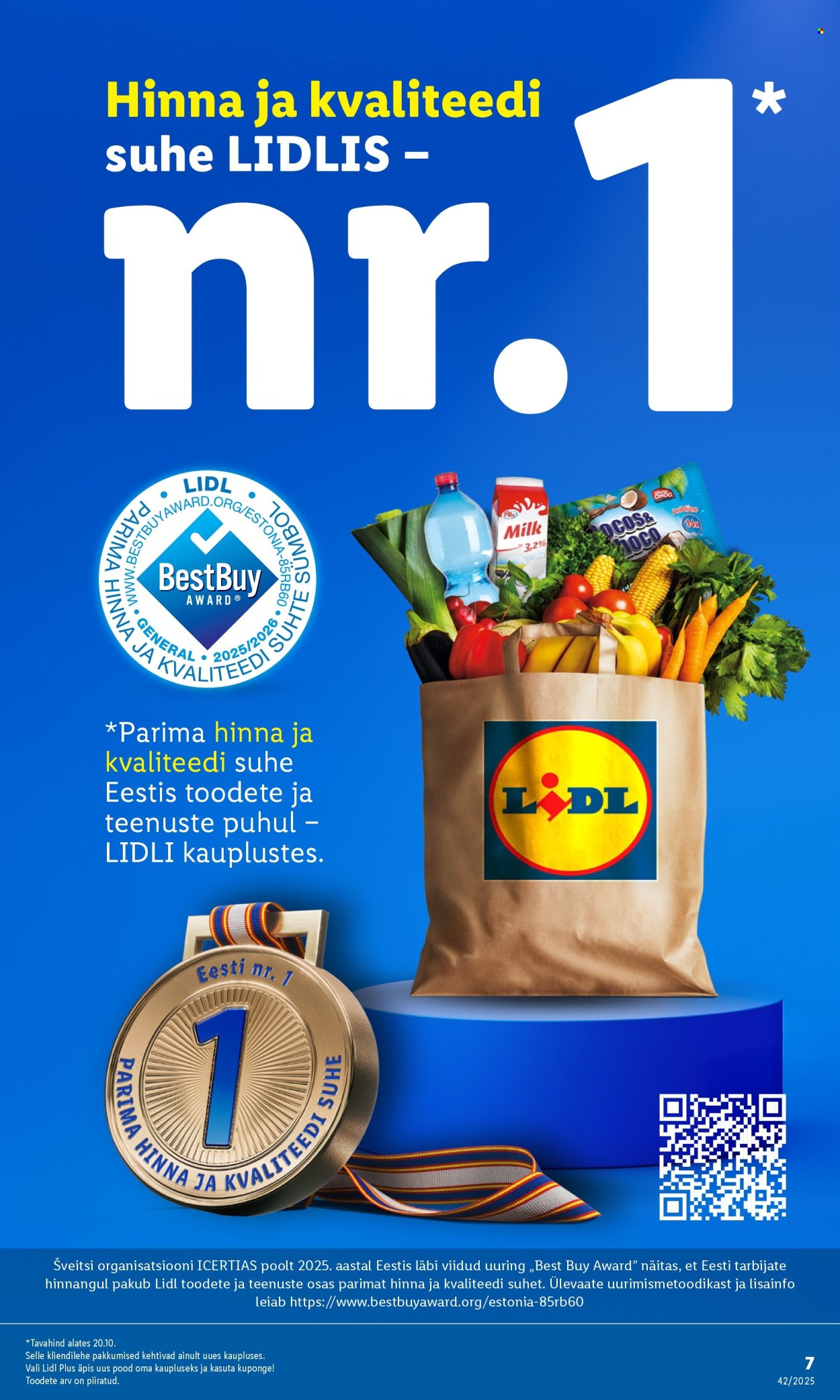 lidl - Lidl kliendileht - Viljandi, Riia mnt 1 (16.10 - 19.10.2025) - page: 7