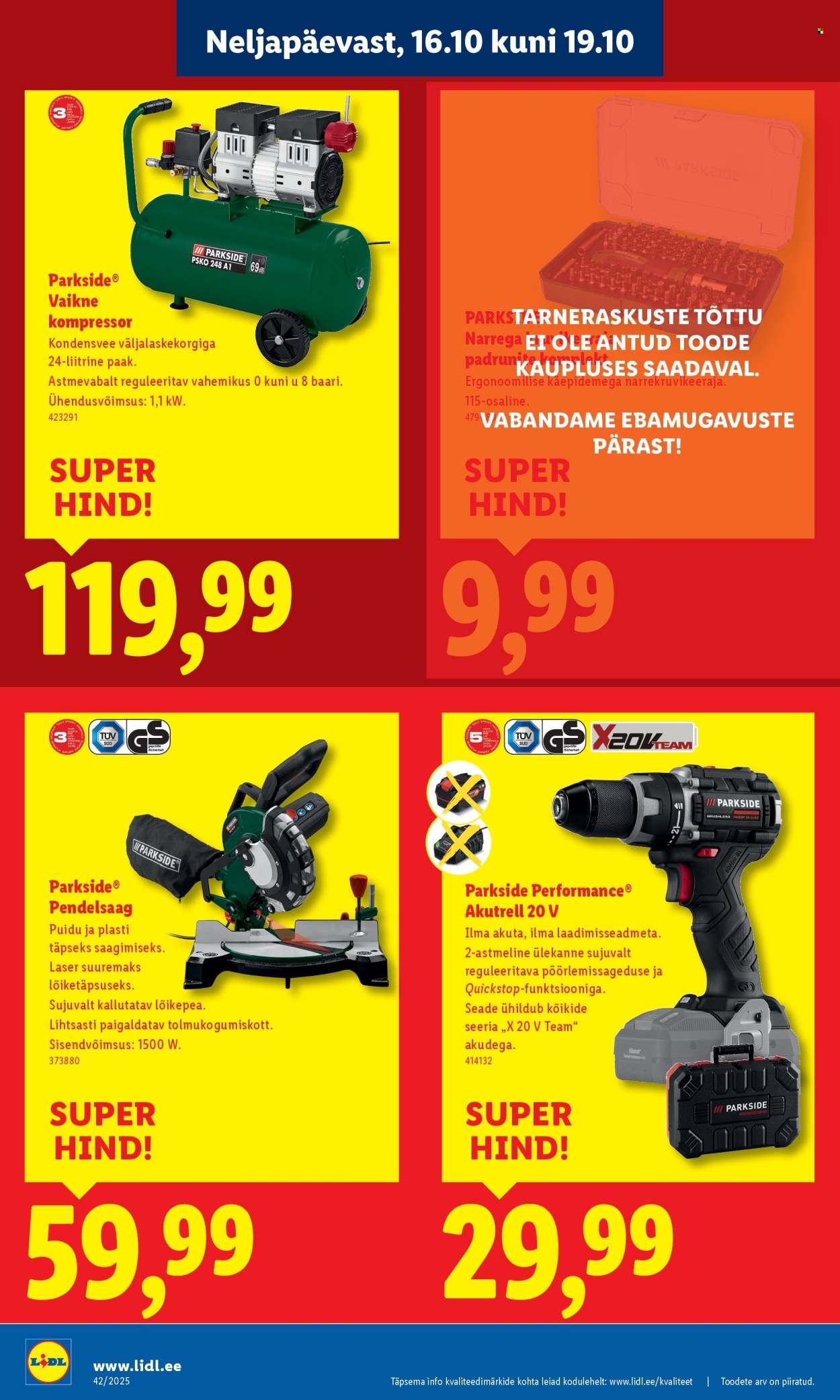 lidl - Lidl kliendileht - Viljandi, Riia mnt 1 (16.10 - 19.10.2025) - page: 4