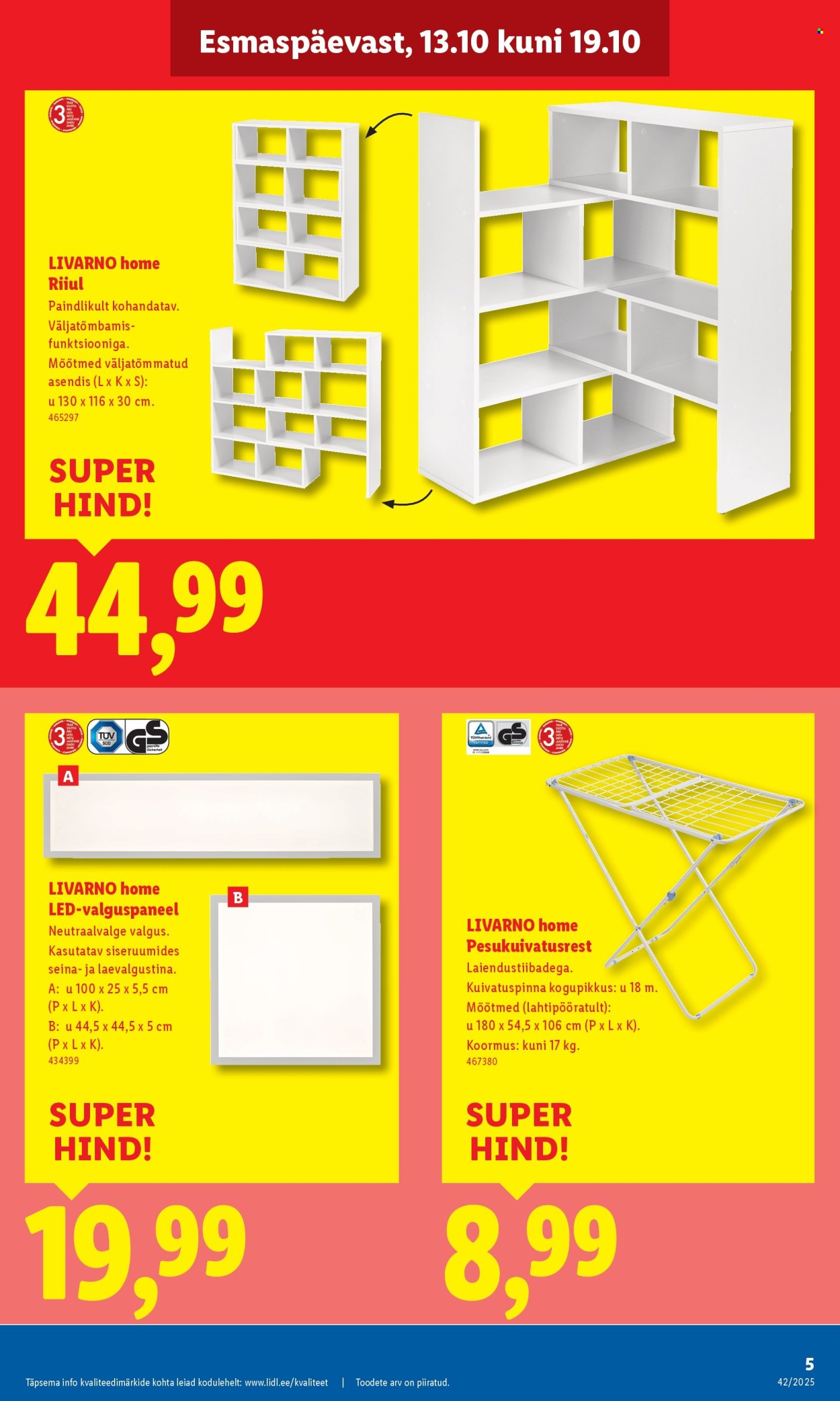 lidl - Lidl kliendileht - Keila, Põhjakaare tee (13.10 - 19.10.2025) - page: 5