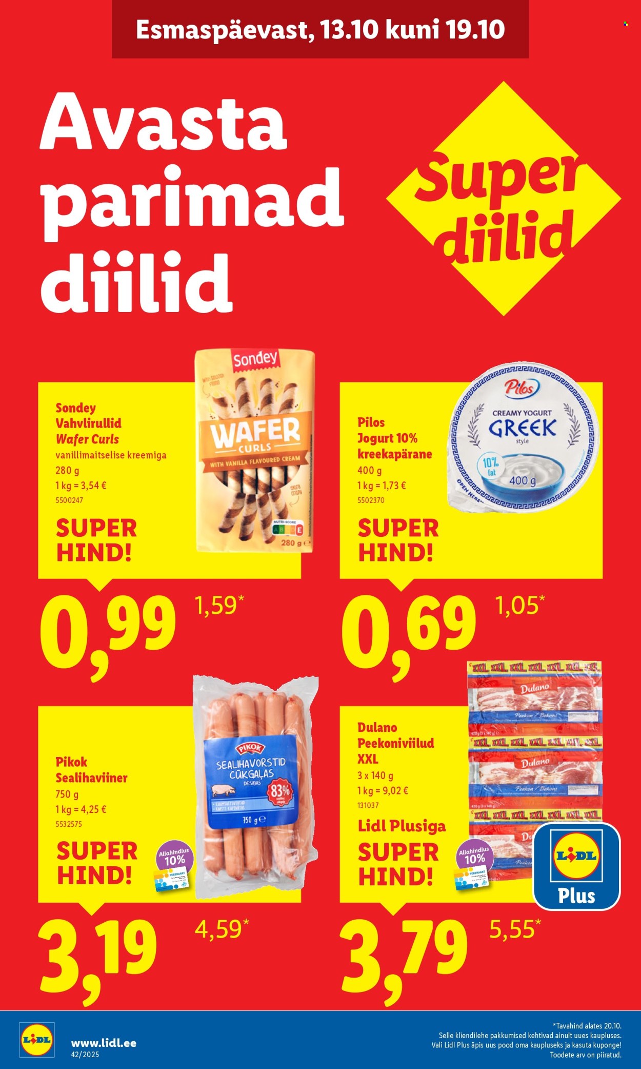 lidl - Lidl kliendileht - Keila, Põhjakaare tee (13.10 - 19.10.2025) - page: 2