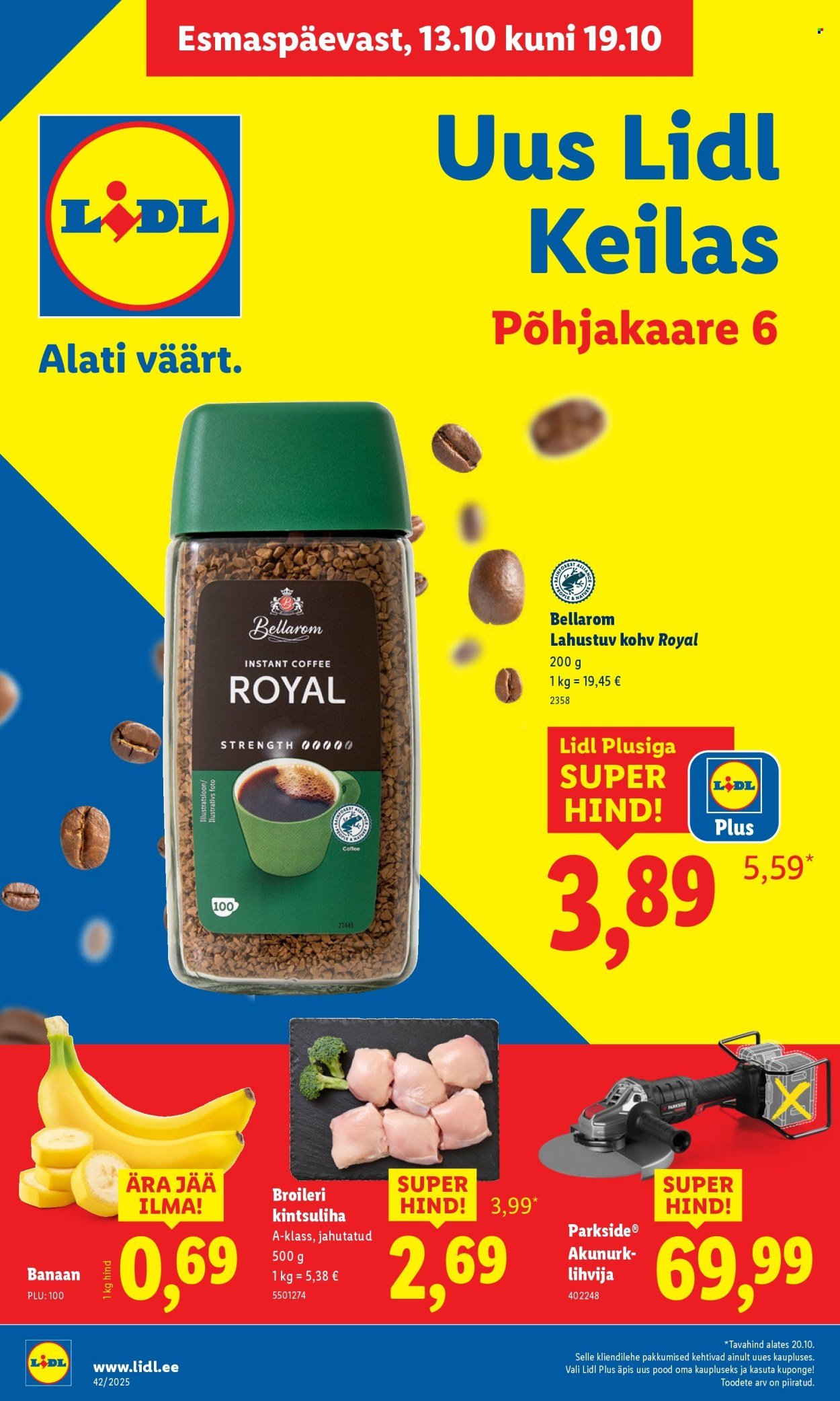 lidl - Lidl kliendileht - Keila, Põhjakaare tee (13.10 - 19.10.2025)