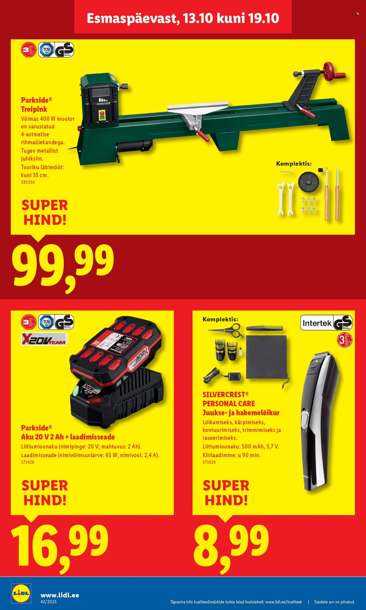 lidl - Lidl kliendileht - Keila, Põhjakaare tee (13.10 - 19.10.2025) - page: 6