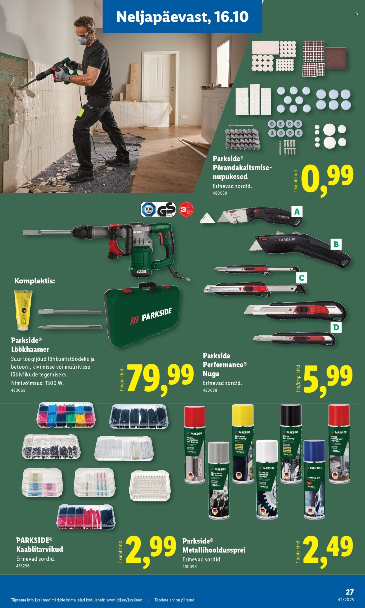 lidl - Lidl kliendileht - Tööstuskaupade pakkumised (13.10 - 19.10.2025) - page: 27