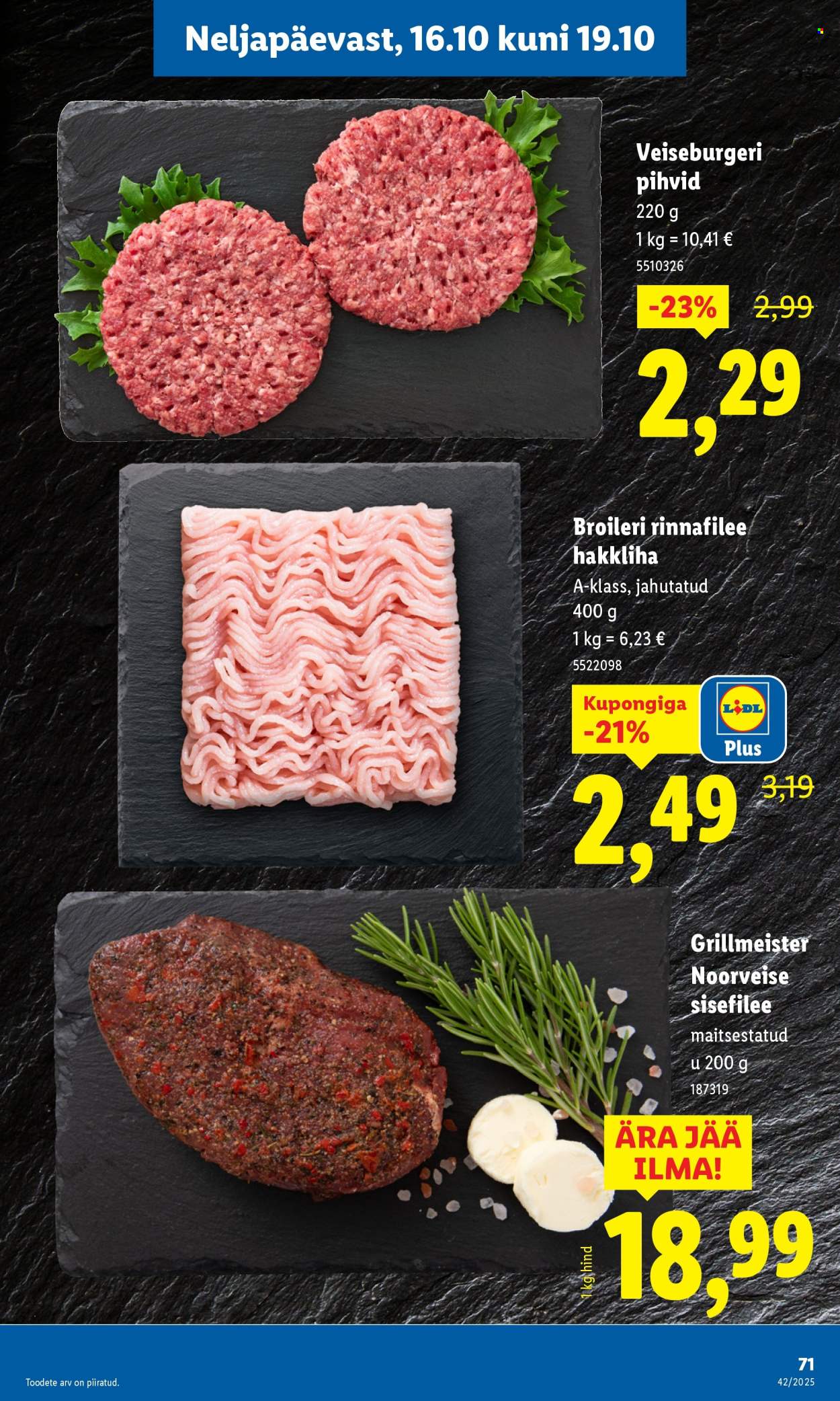 lidl - Lidl kliendileht - Kliendileht (13.10 - 19.10.2025) - page: 71
