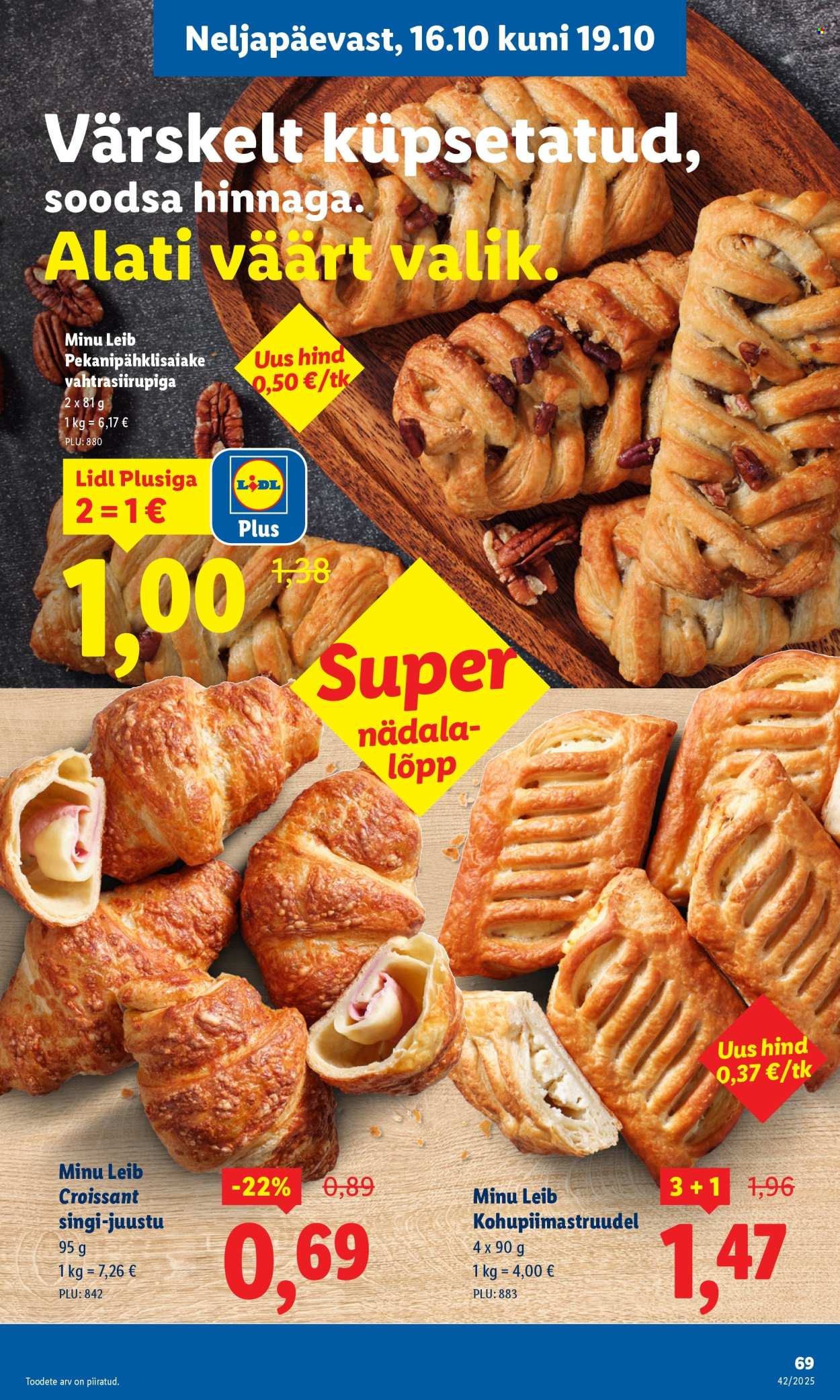 lidl - Lidl kliendileht - Kliendileht (13.10 - 19.10.2025) - page: 69