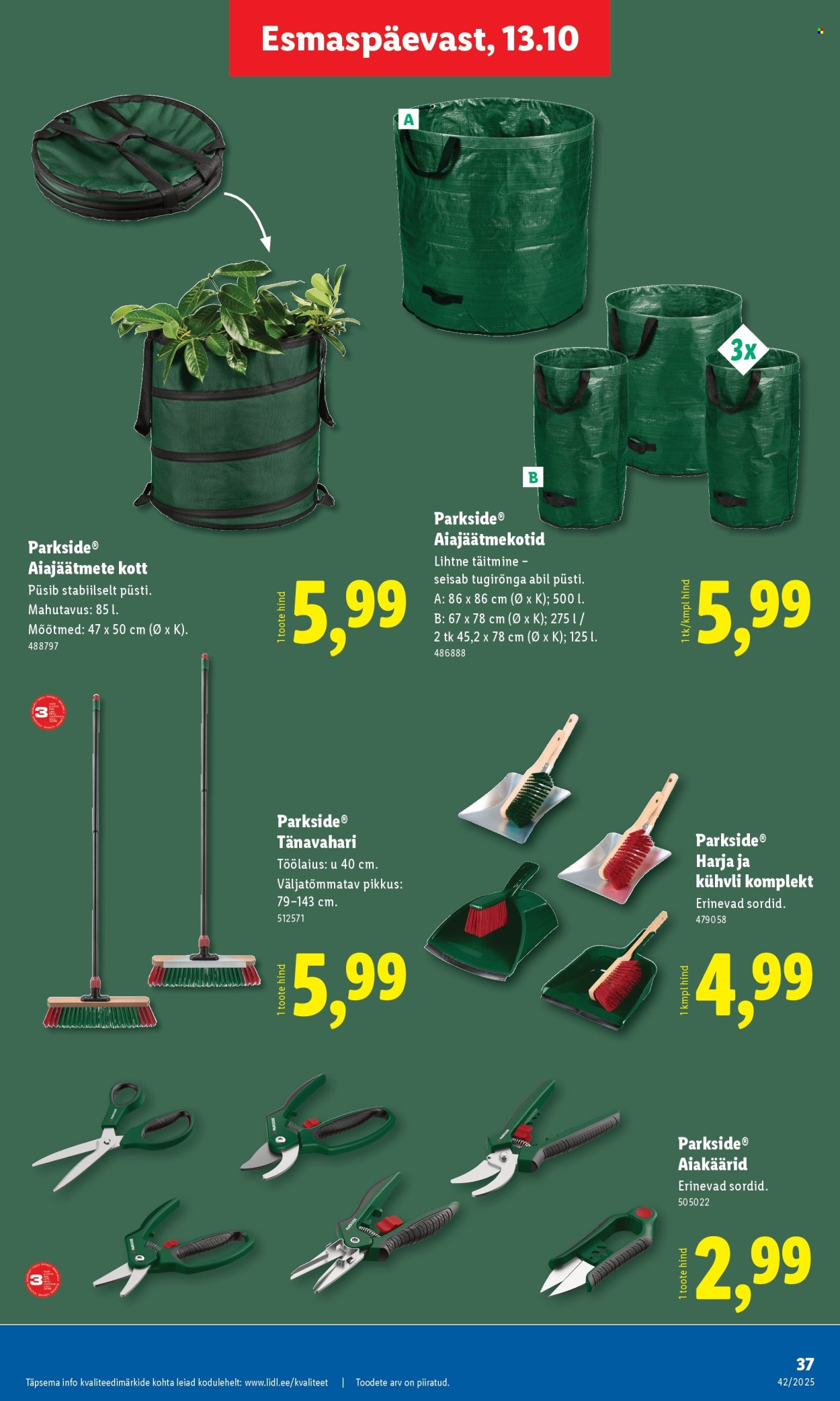 lidl - Lidl kliendileht - Kliendileht (13.10 - 19.10.2025) - page: 37