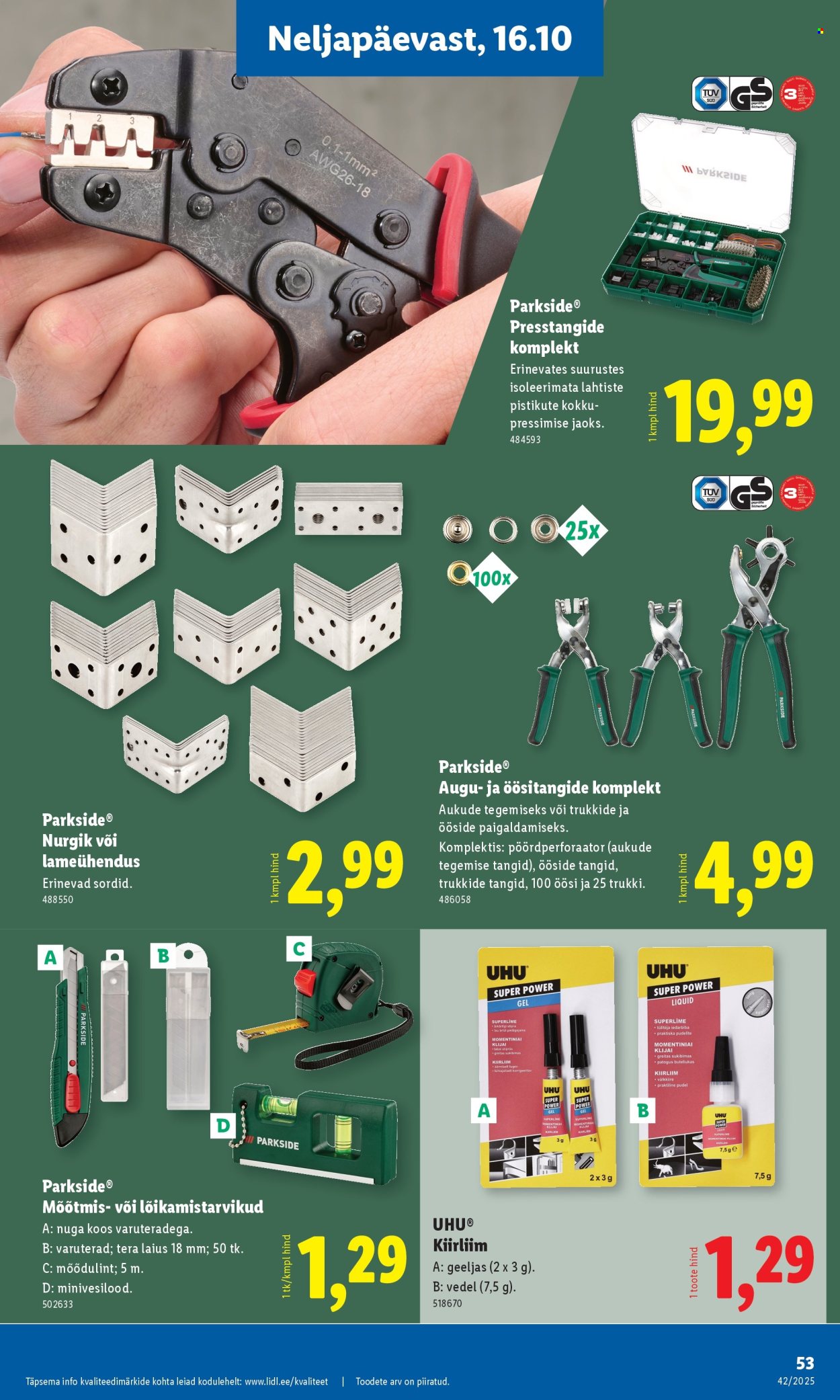 lidl - Lidl kliendileht - Kliendileht (13.10 - 19.10.2025) - page: 53