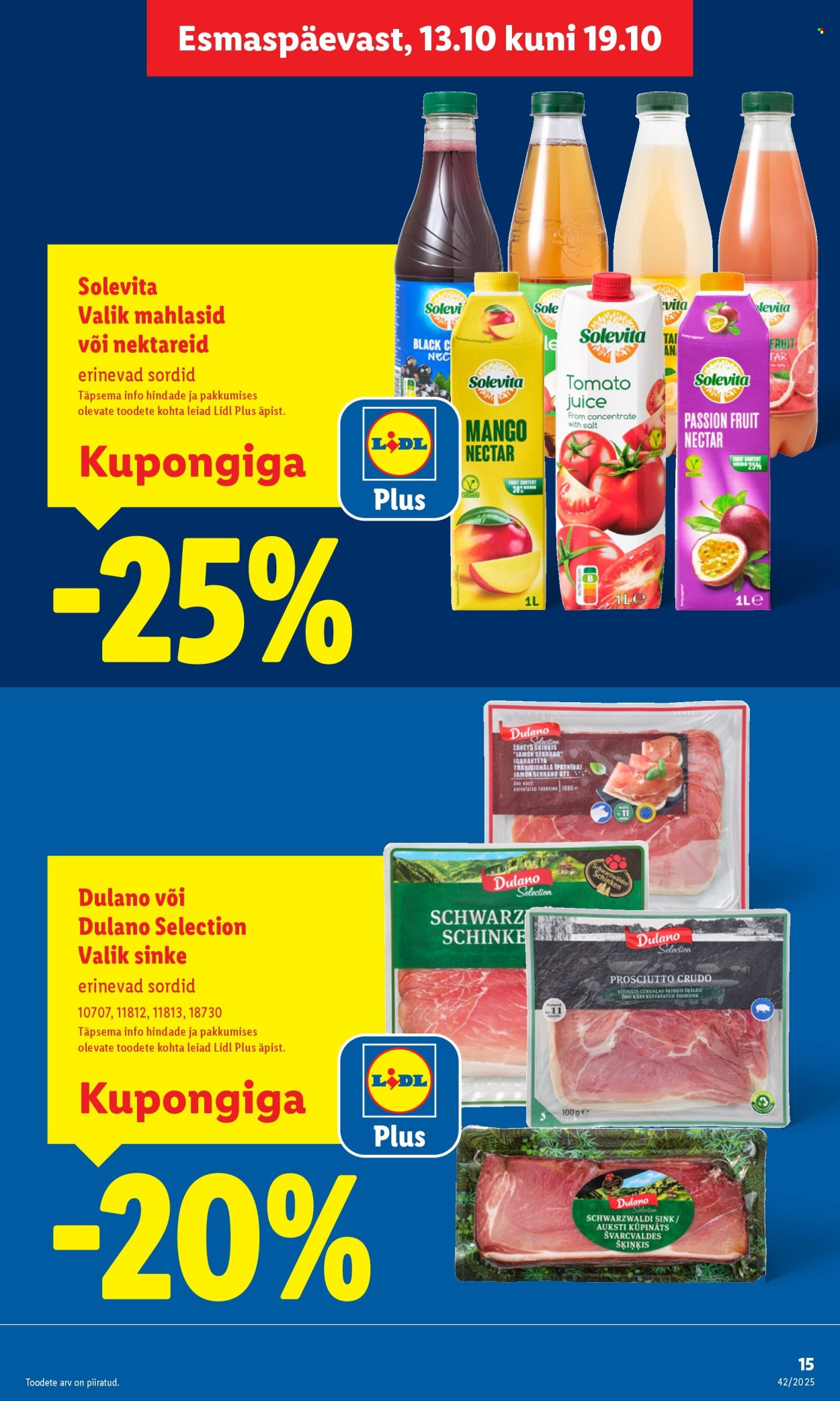 lidl - Lidl kliendileht - Kliendileht (13.10 - 19.10.2025) - page: 15