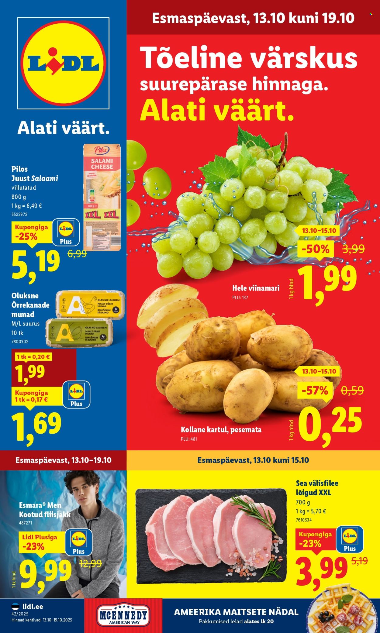 lidl - Lidl kliendileht - Kliendileht (13.10 - 19.10.2025)