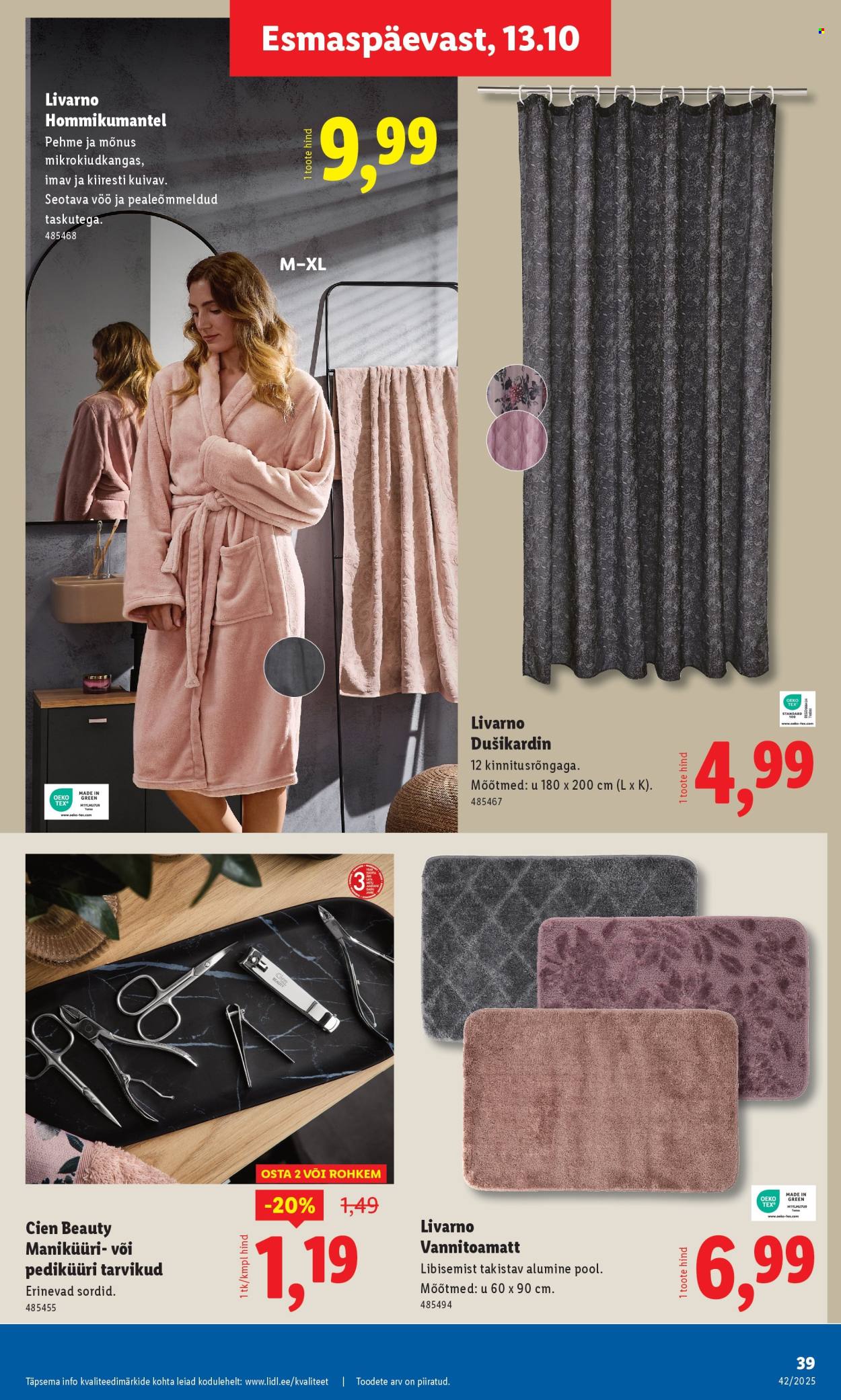 lidl - Lidl kliendileht - Kliendileht (13.10 - 19.10.2025) - page: 39