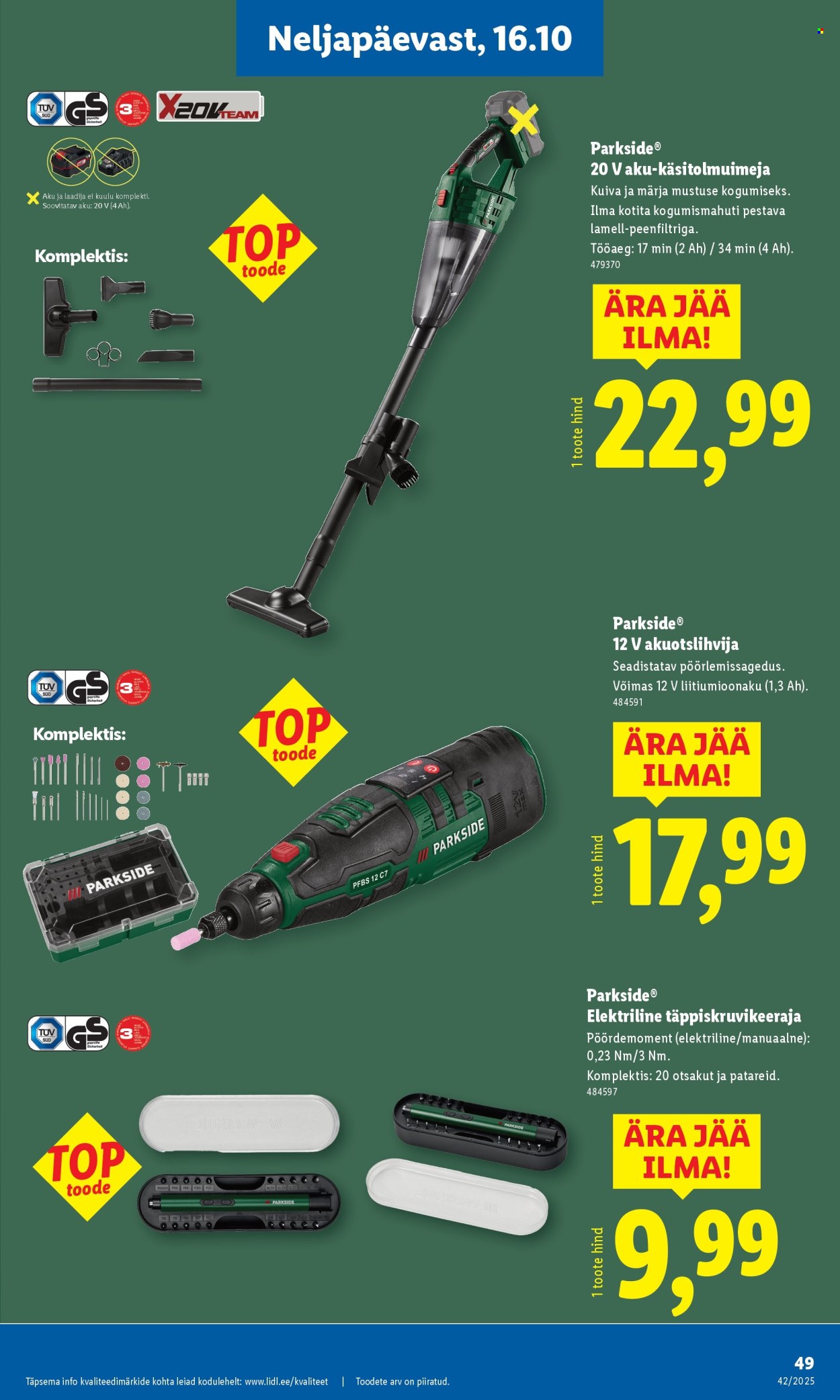 lidl - Lidl kliendileht - Kliendileht (13.10 - 19.10.2025) - page: 49