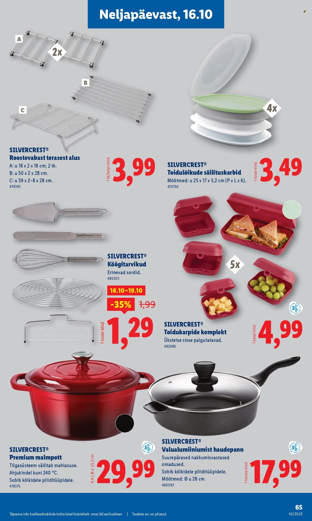 lidl - Lidl kliendileht - Kliendileht (13.10 - 19.10.2025) - page: 65