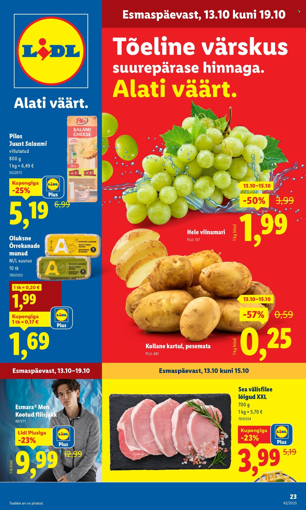lidl - Lidl kliendileht - Nädalalõpu pakkumised (16.10 - 19.10.2025) - page: 23 lidl - Lidl kliendileht - Nädalalõpu pakkumised (16.10 - 19.10.2025) - page: 23