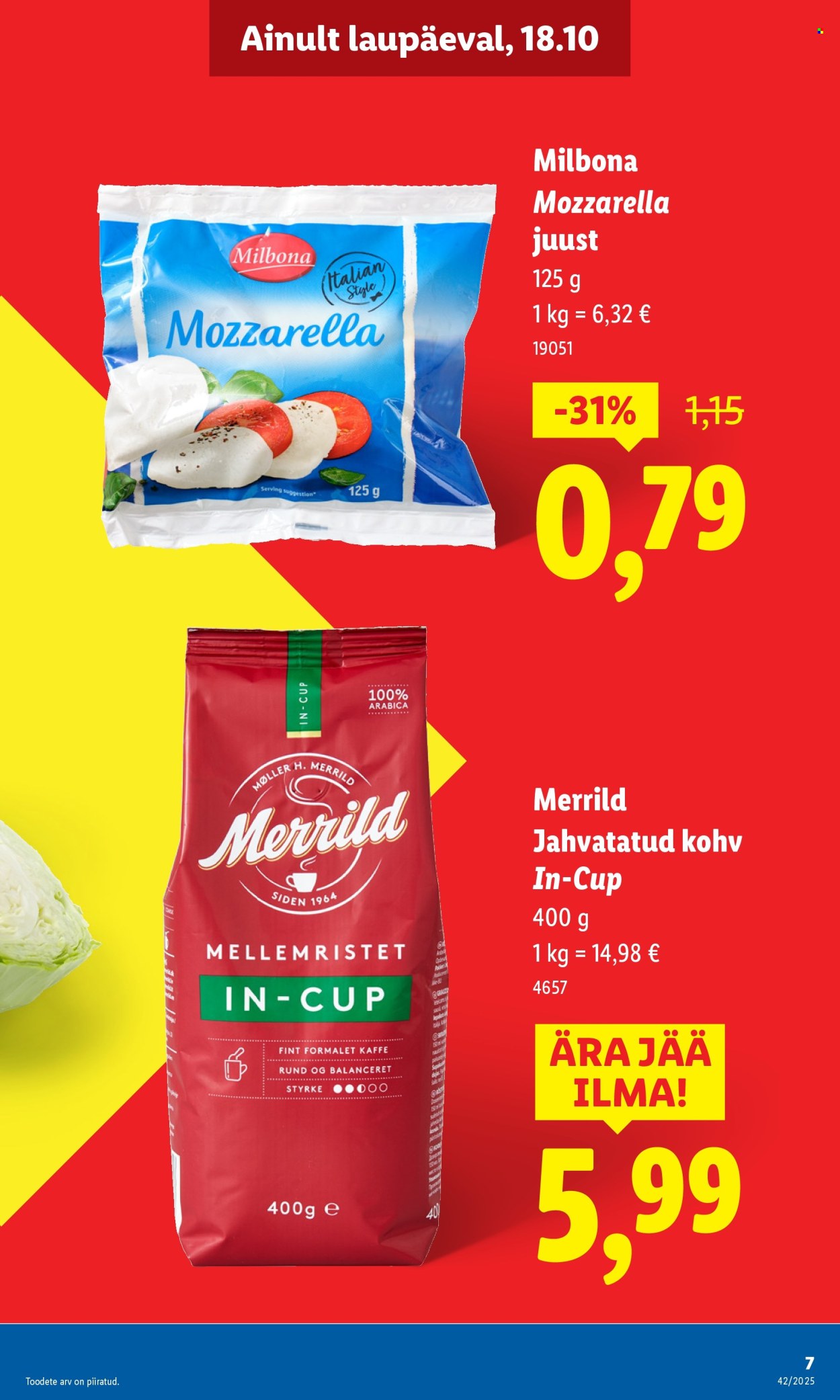 lidl - Lidl kliendileht - Nädalalõpu pakkumised (16.10 - 19.10.2025) - page: 7 lidl - Lidl kliendileht - Nädalalõpu pakkumised (16.10 - 19.10.2025) - page: 7