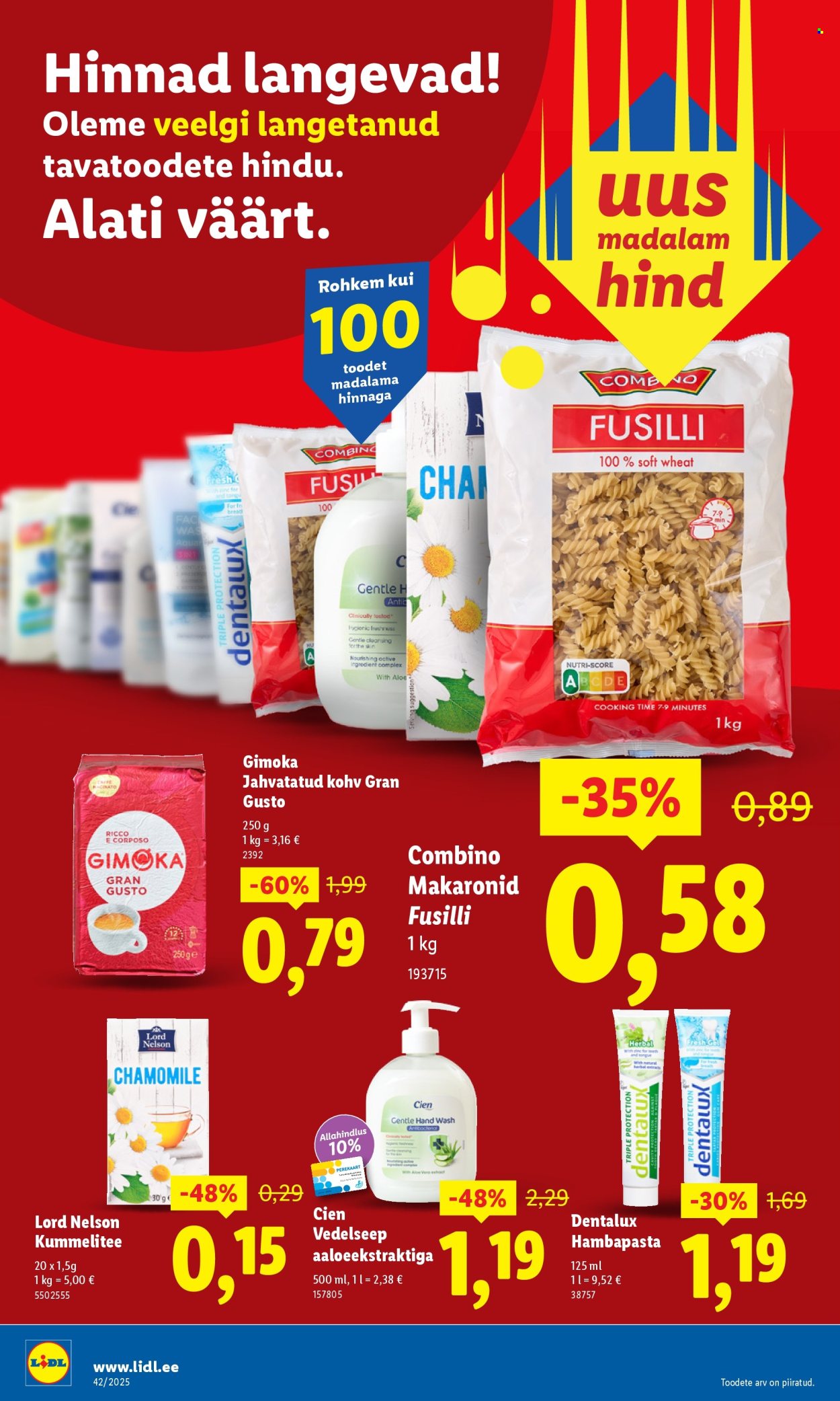 lidl - Lidl kliendileht - Nädalalõpu pakkumised (16.10 - 19.10.2025) - page: 2 lidl - Lidl kliendileht - Nädalalõpu pakkumised (16.10 - 19.10.2025) - page: 2