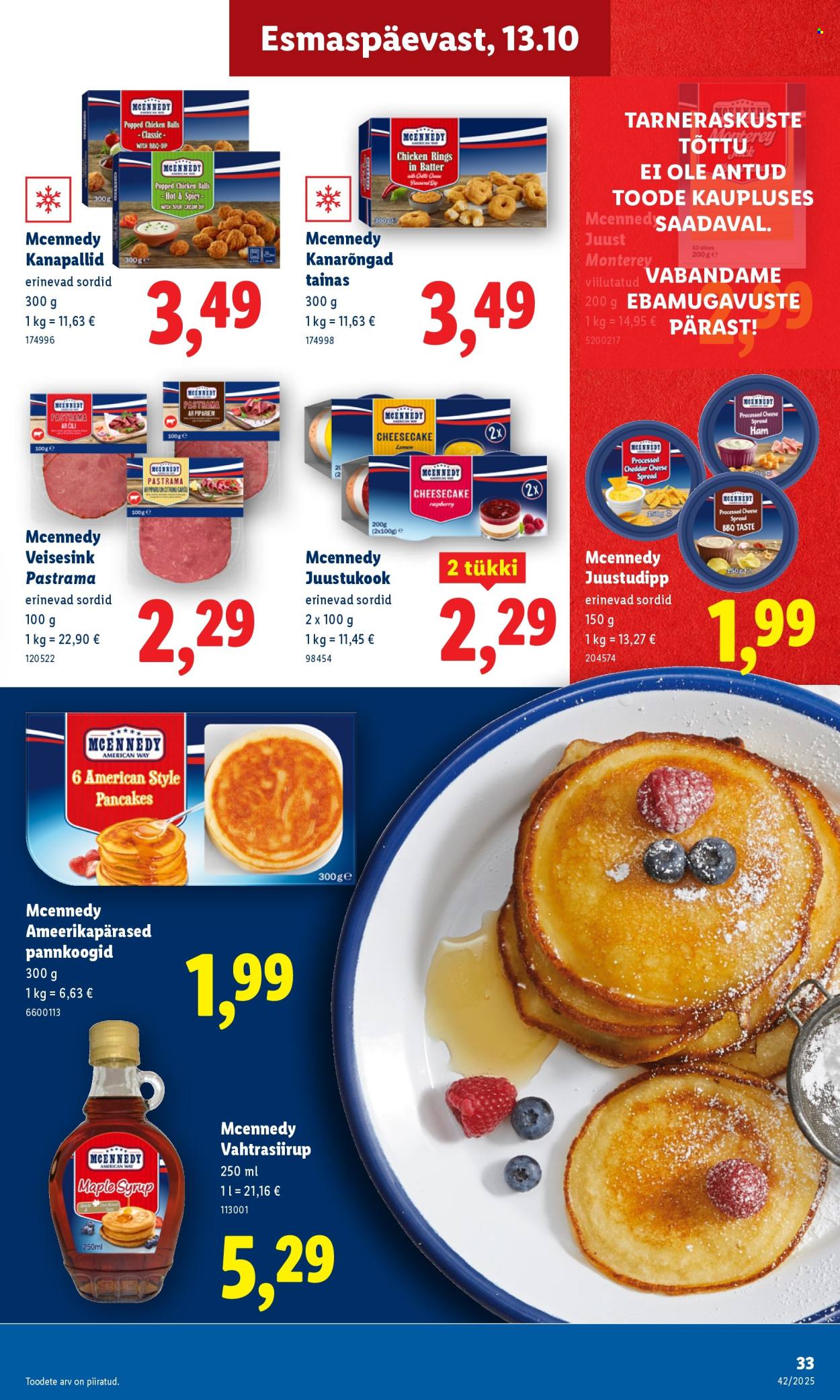 lidl - Lidl kliendileht - Nädalalõpu pakkumised (16.10 - 19.10.2025) - page: 33 lidl - Lidl kliendileht - Nädalalõpu pakkumised (16.10 - 19.10.2025) - page: 33