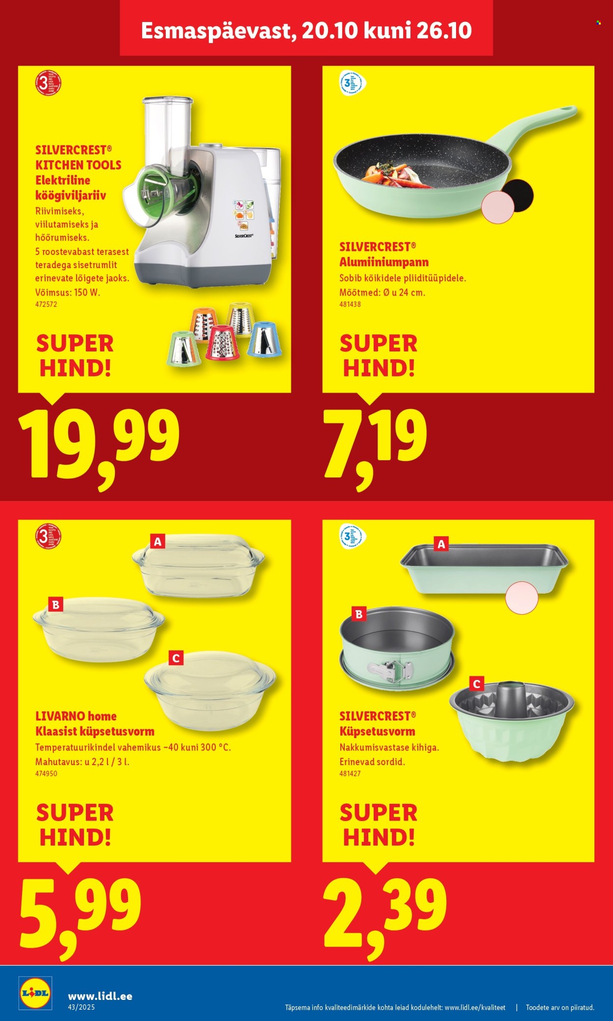 lidl - Lidl kliendileht - Viljandi, Riia mnt 1 (20.10 - 26.10.2025) - page: 4