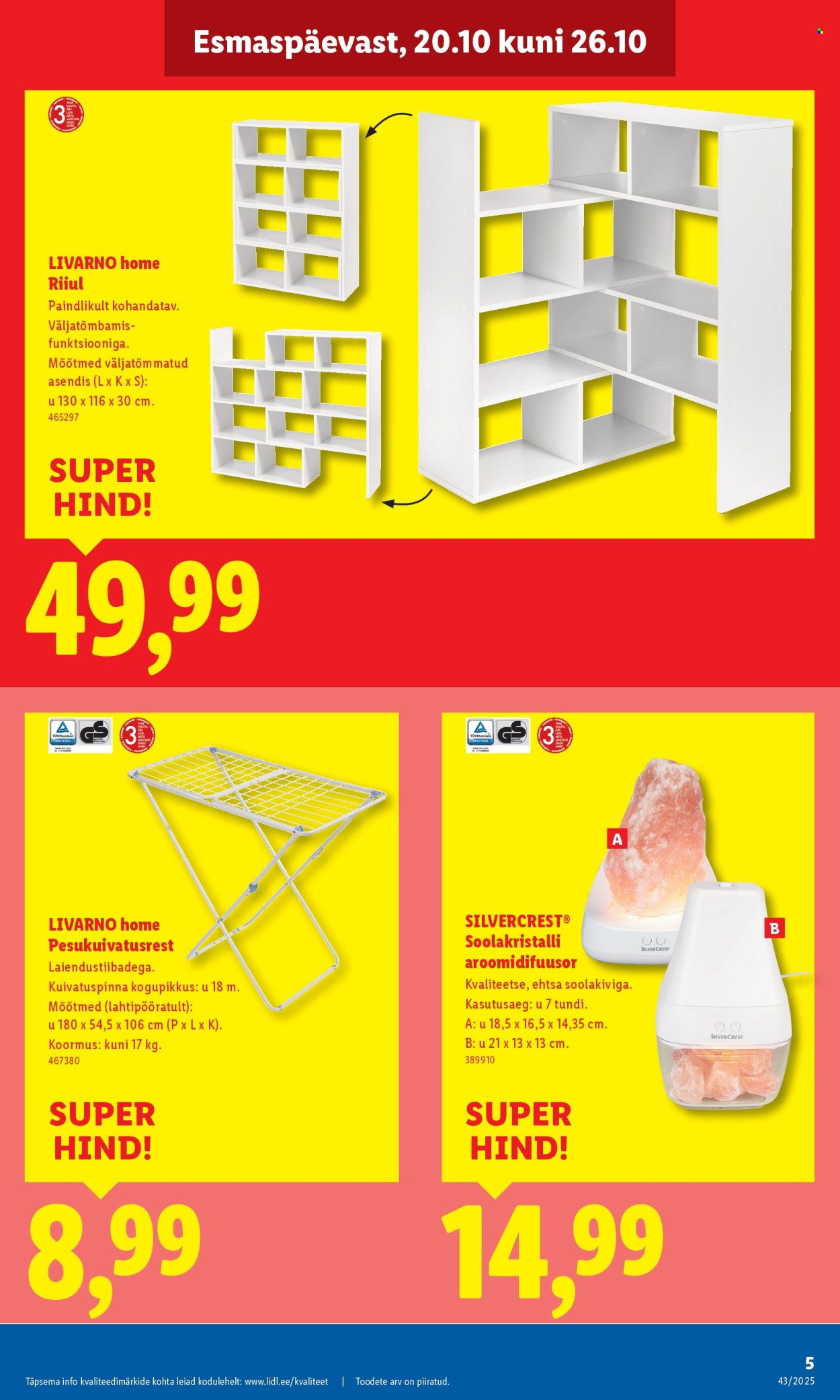lidl - Lidl kliendileht - Viljandi, Riia mnt 1 (20.10 - 26.10.2025) - page: 5