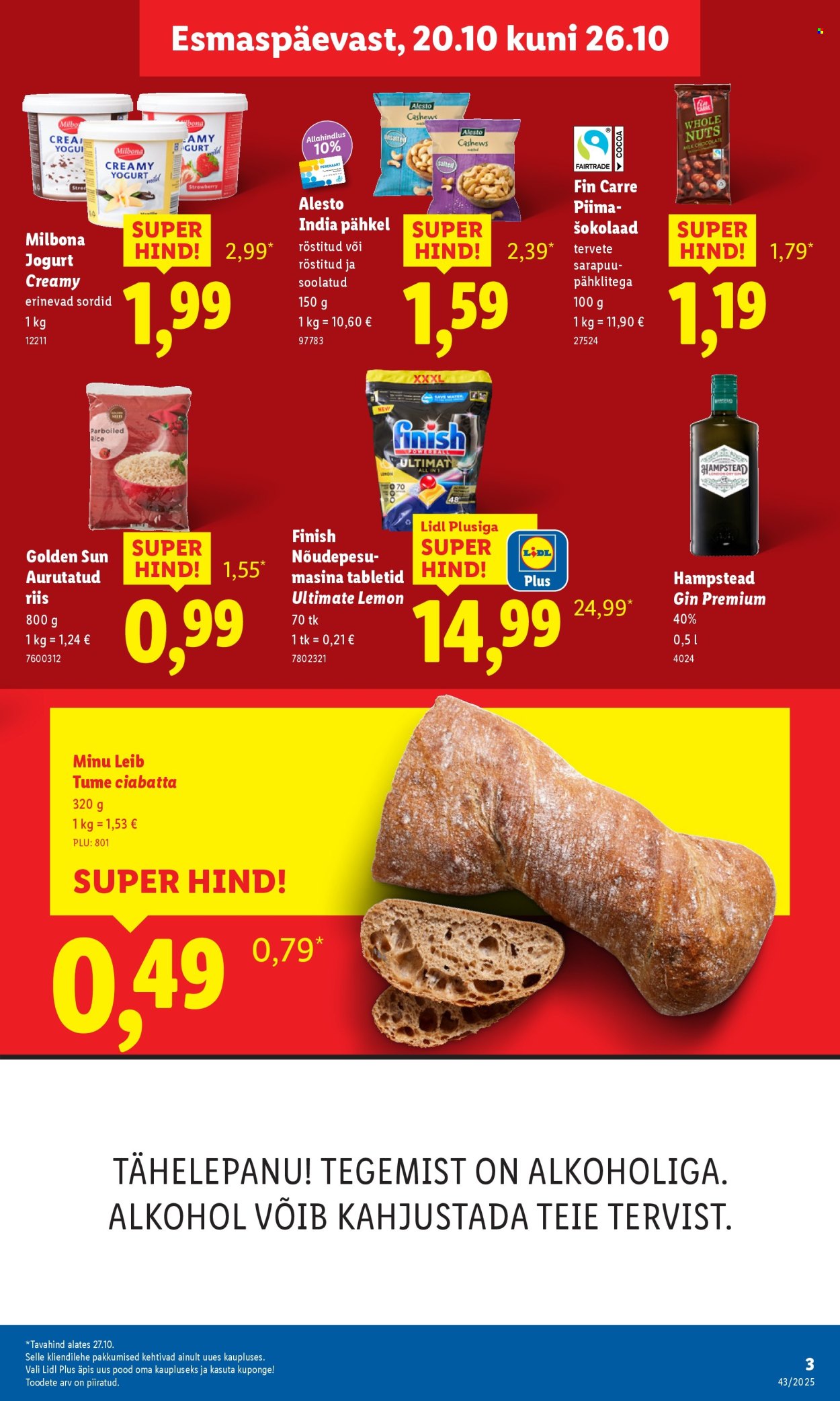lidl - Lidl kliendileht - Viljandi, Riia mnt 1 (20.10 - 26.10.2025) - page: 3