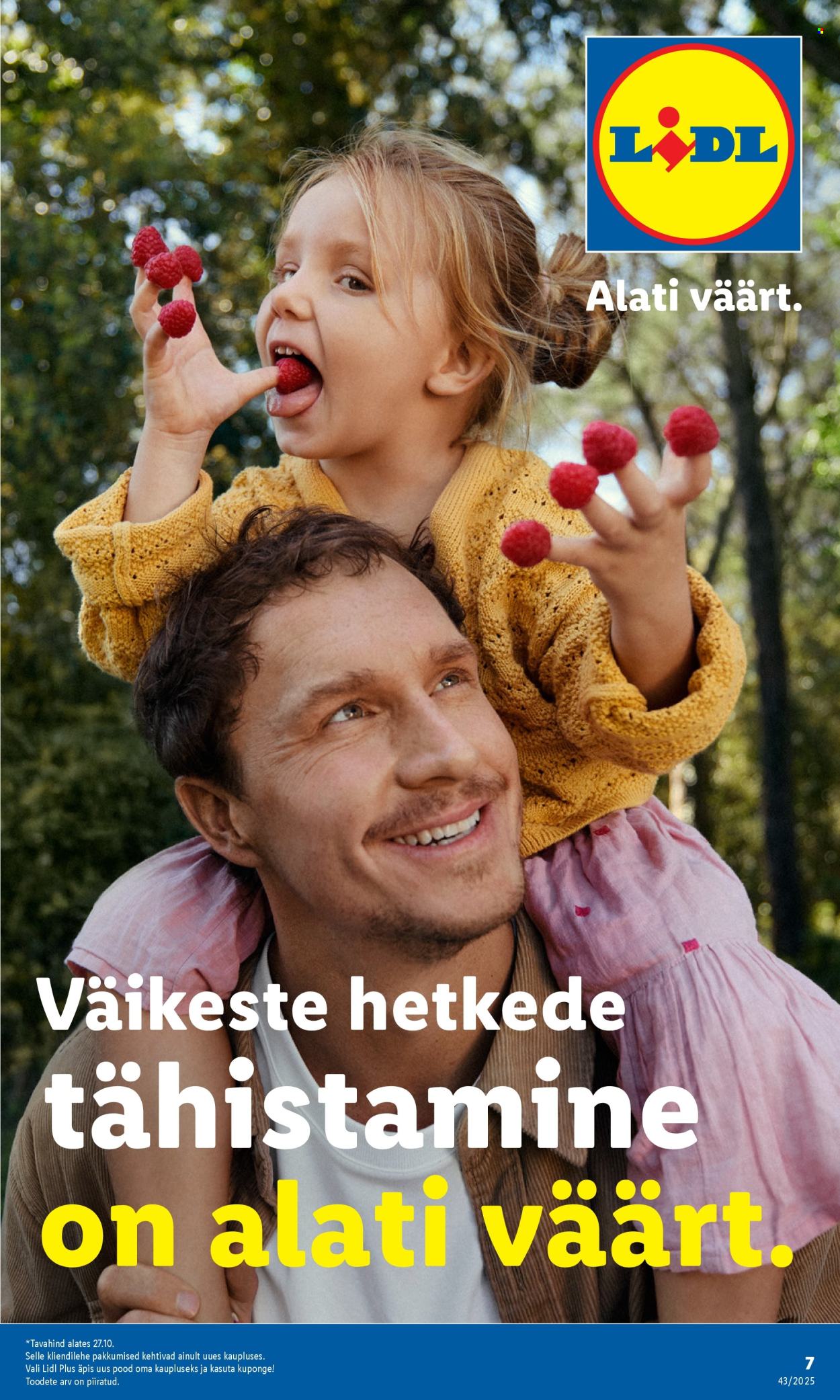 lidl - Lidl kliendileht - Viljandi, Riia mnt 1 (20.10 - 26.10.2025) - page: 7